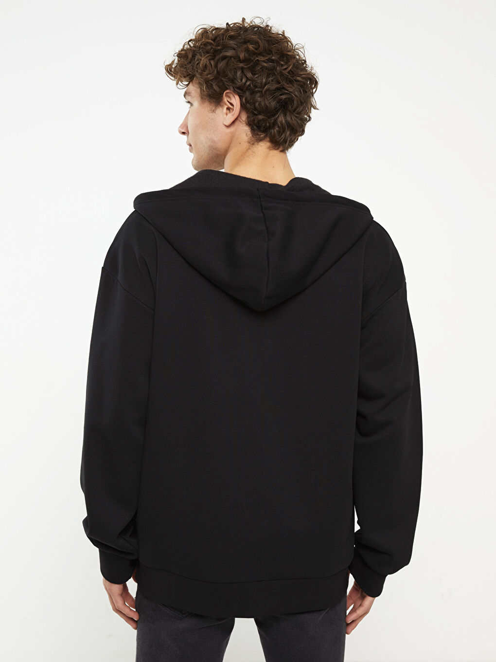 Hooded Long Sleeve Men's Sports Cardigan-4