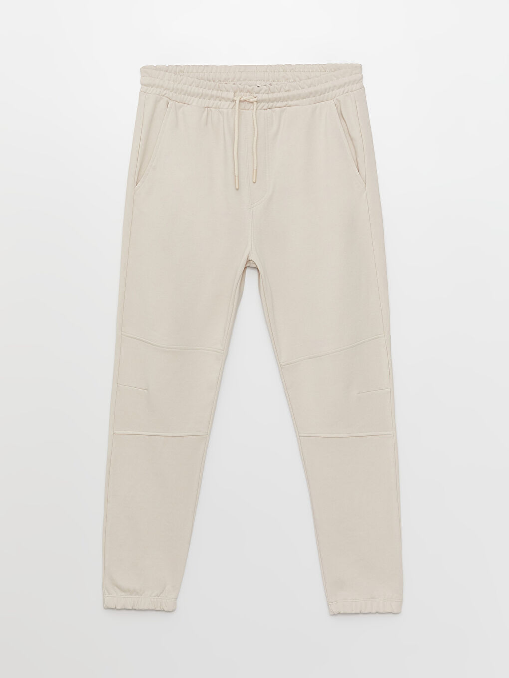 Bej Slim Fit Erkek Jogger Eşofman Altı-5