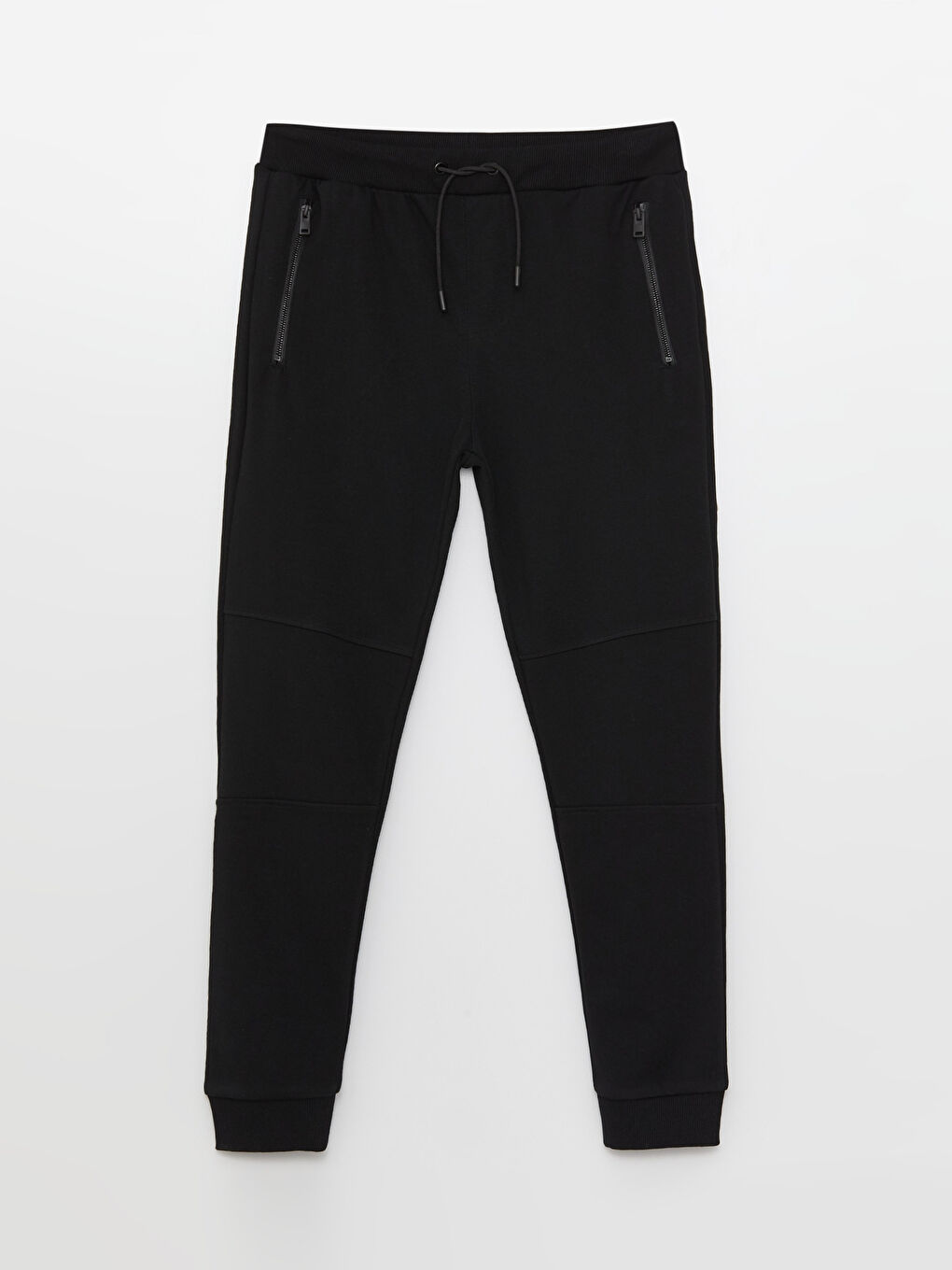 Siyah Standart Kalıp Erkek Jogger Eşofman Altı-5