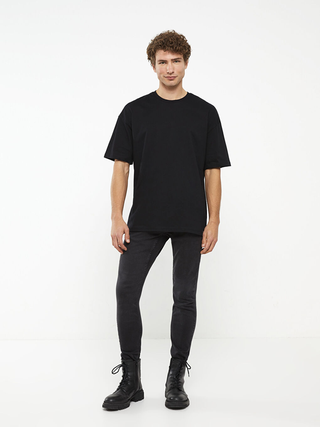 XSIDE Crew Neck Jersey Men's T-Shirt -S3DL50Z8-CVL - LC Waikiki