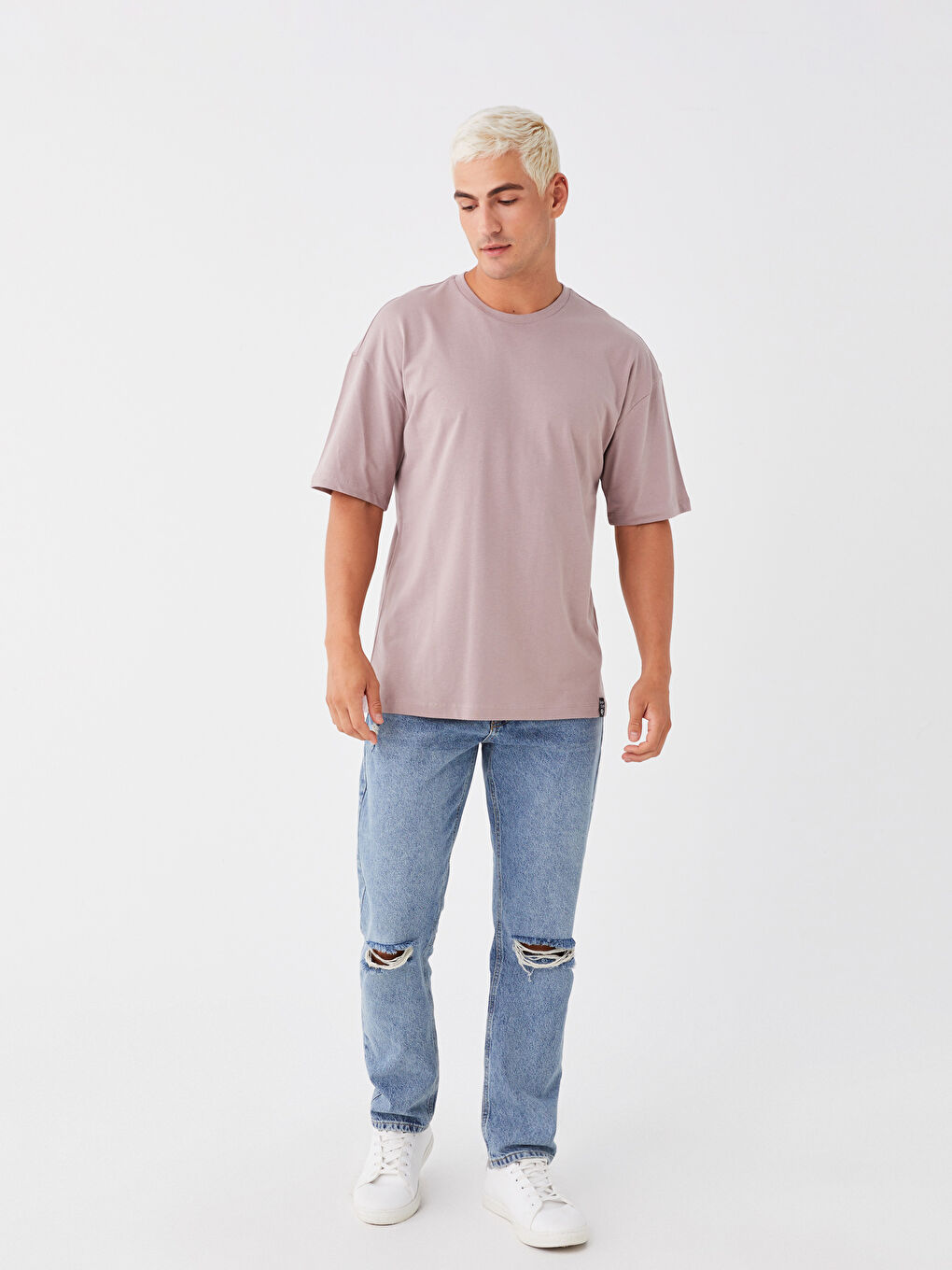 Crew Neck Jersey Men's T-Shirt-1