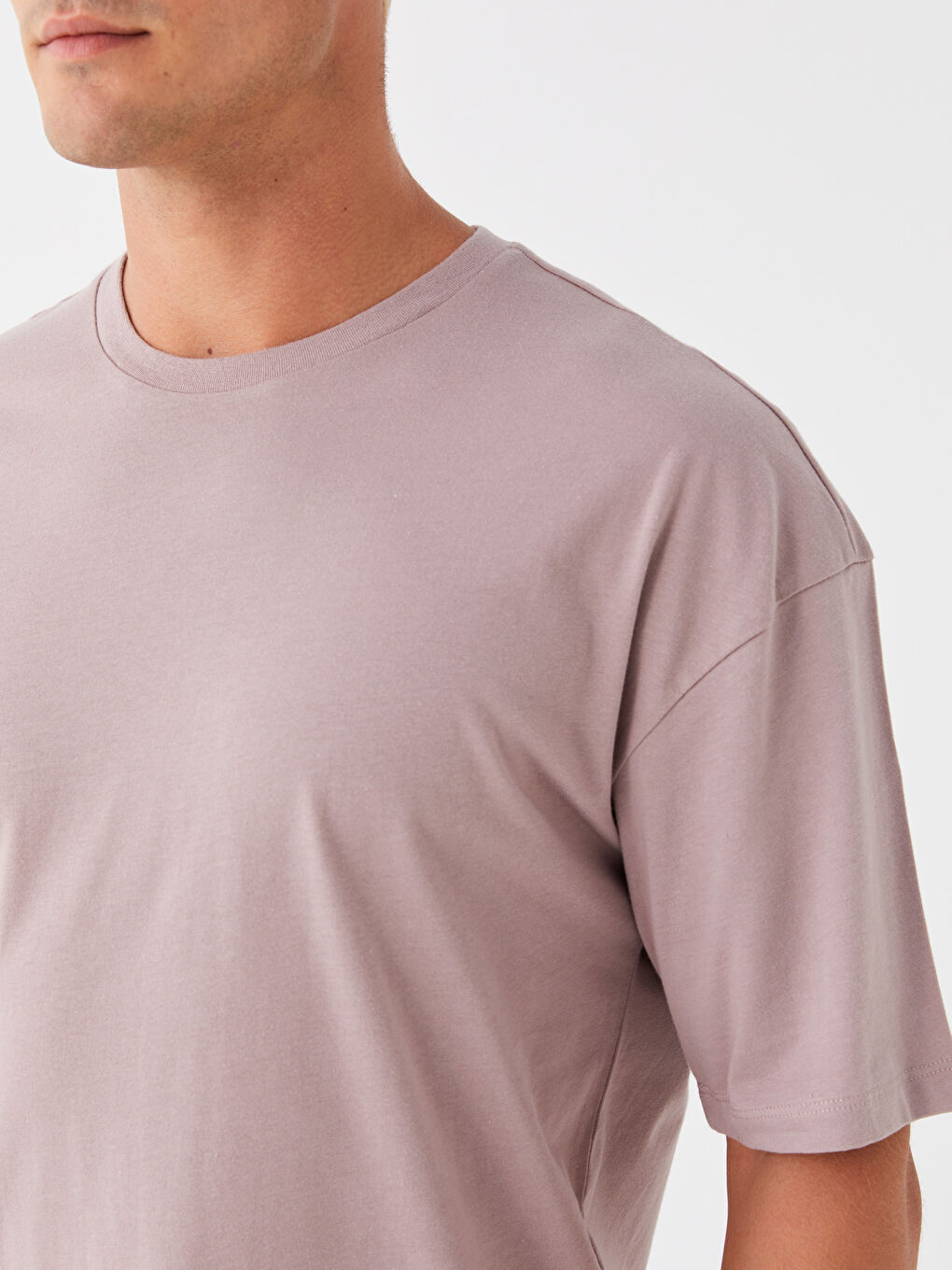 Crew Neck Jersey Men's T-Shirt-3