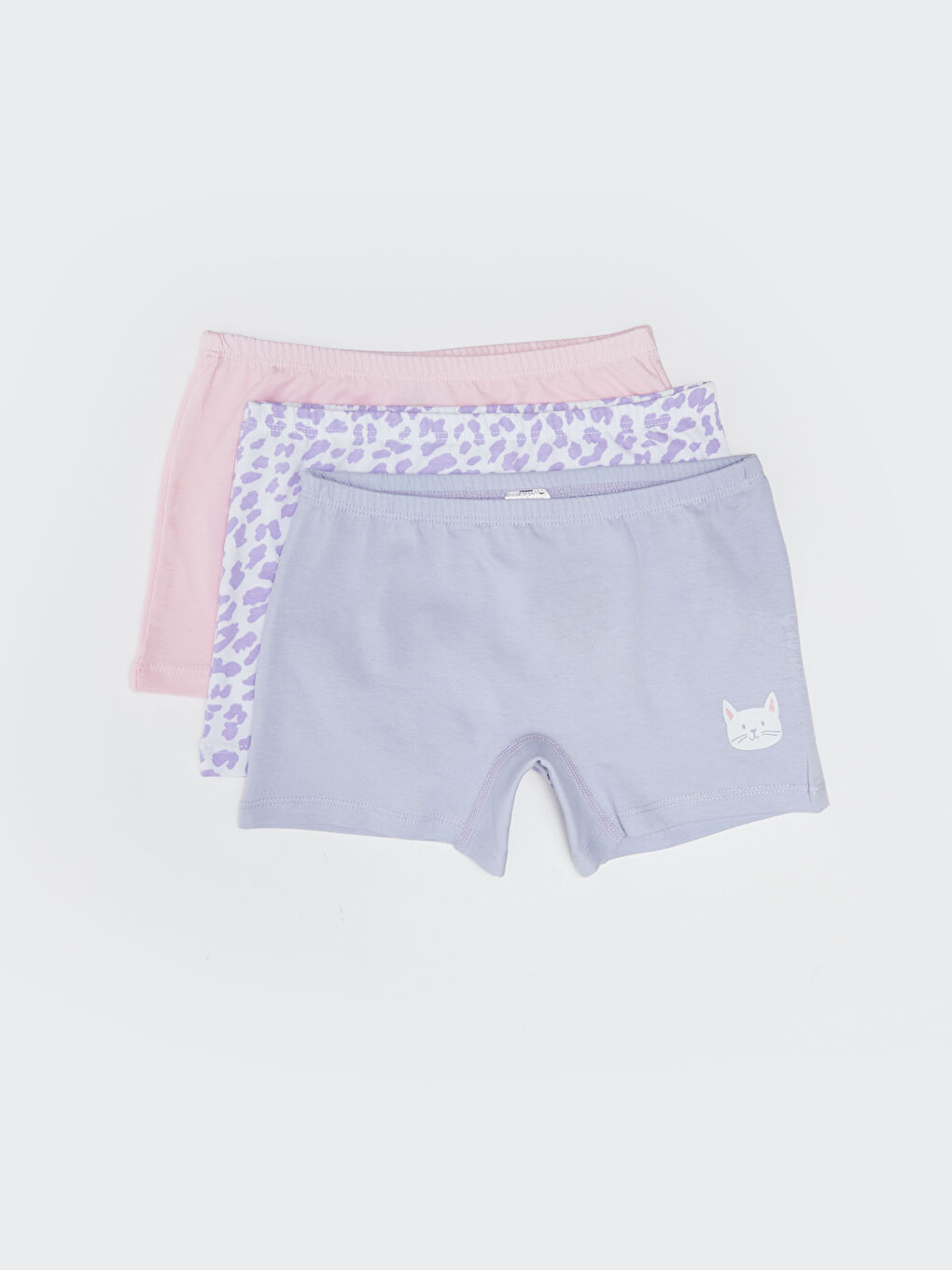 LCW Kids Lot de 3 Boxers en Coton Imprimé pour Filles -S3DL54Z4-G7S