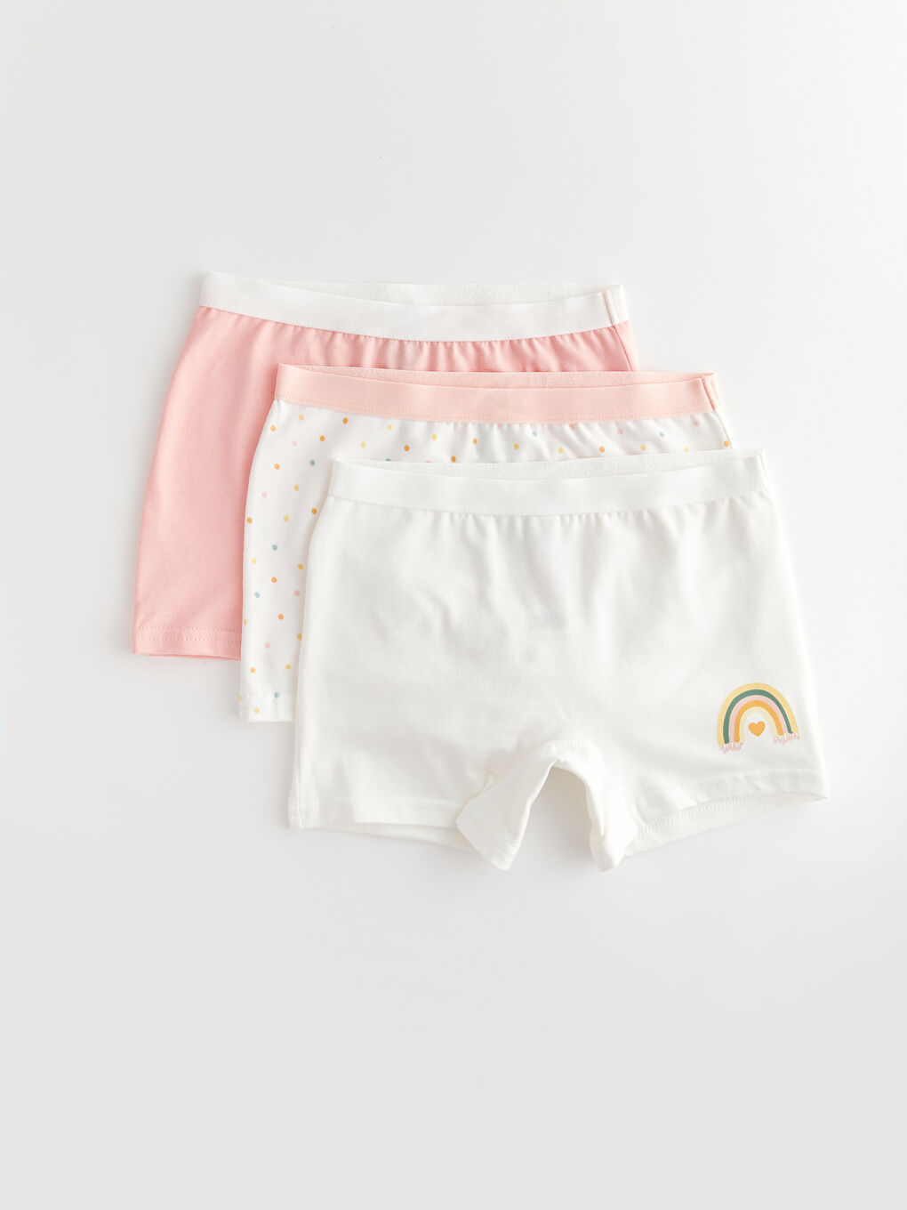 Printed Cotton Girls' Boxer 3-pack