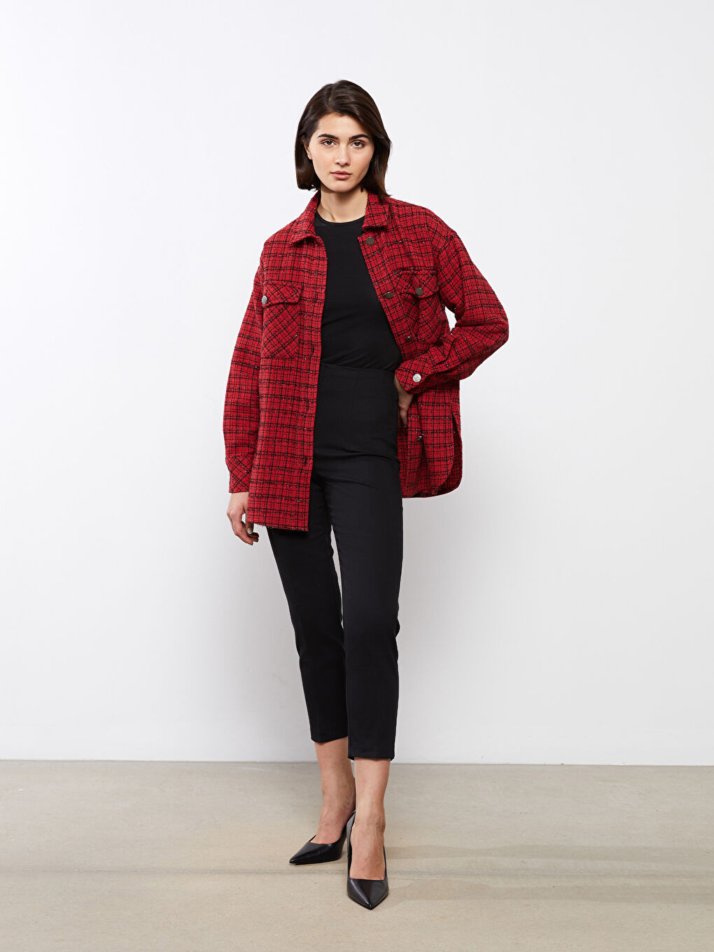 Women's Standard Fit Plain Trousers