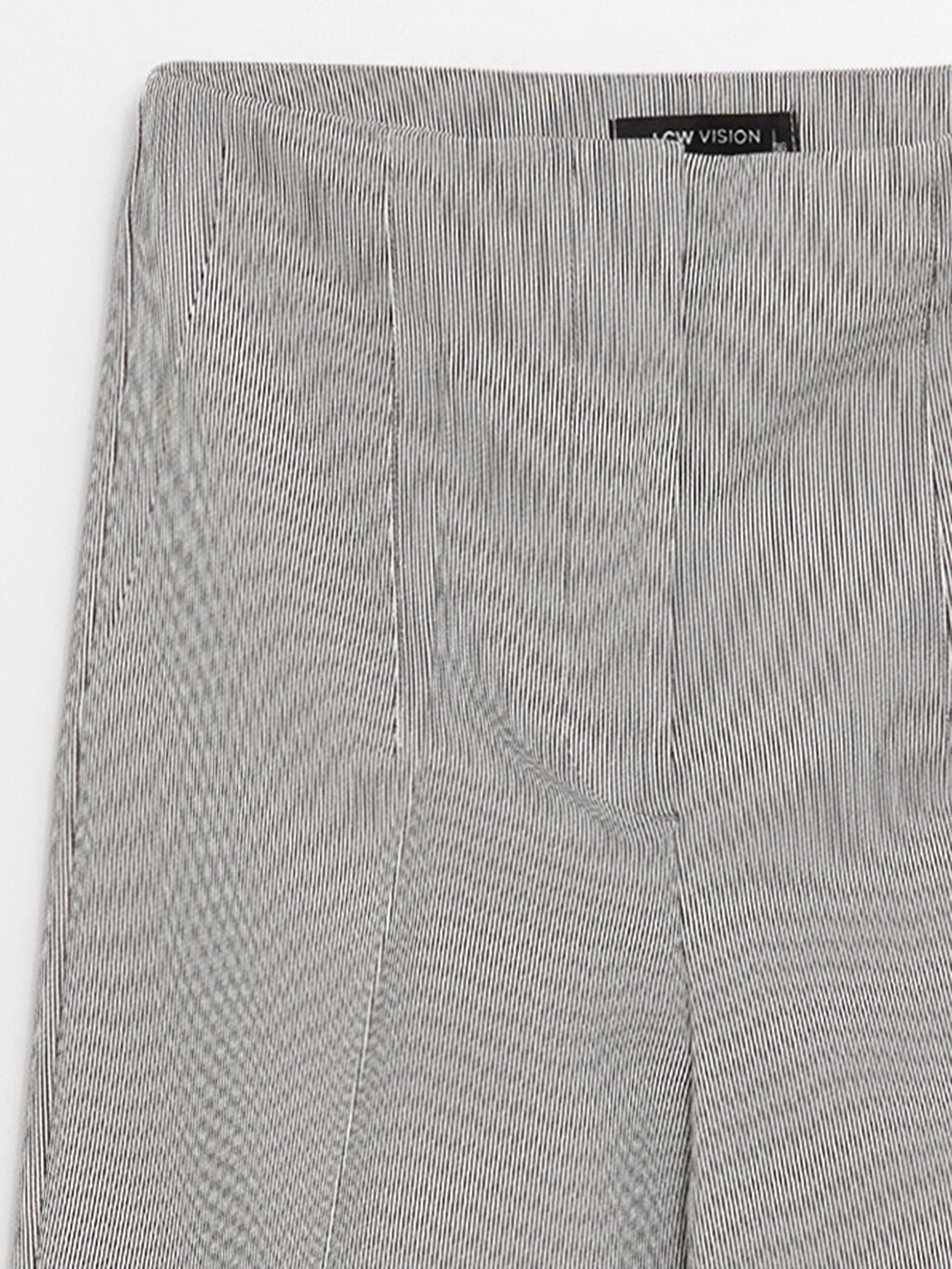 Siyah Yüksek Bel Standart Kalıp Kadın Pantolon-7