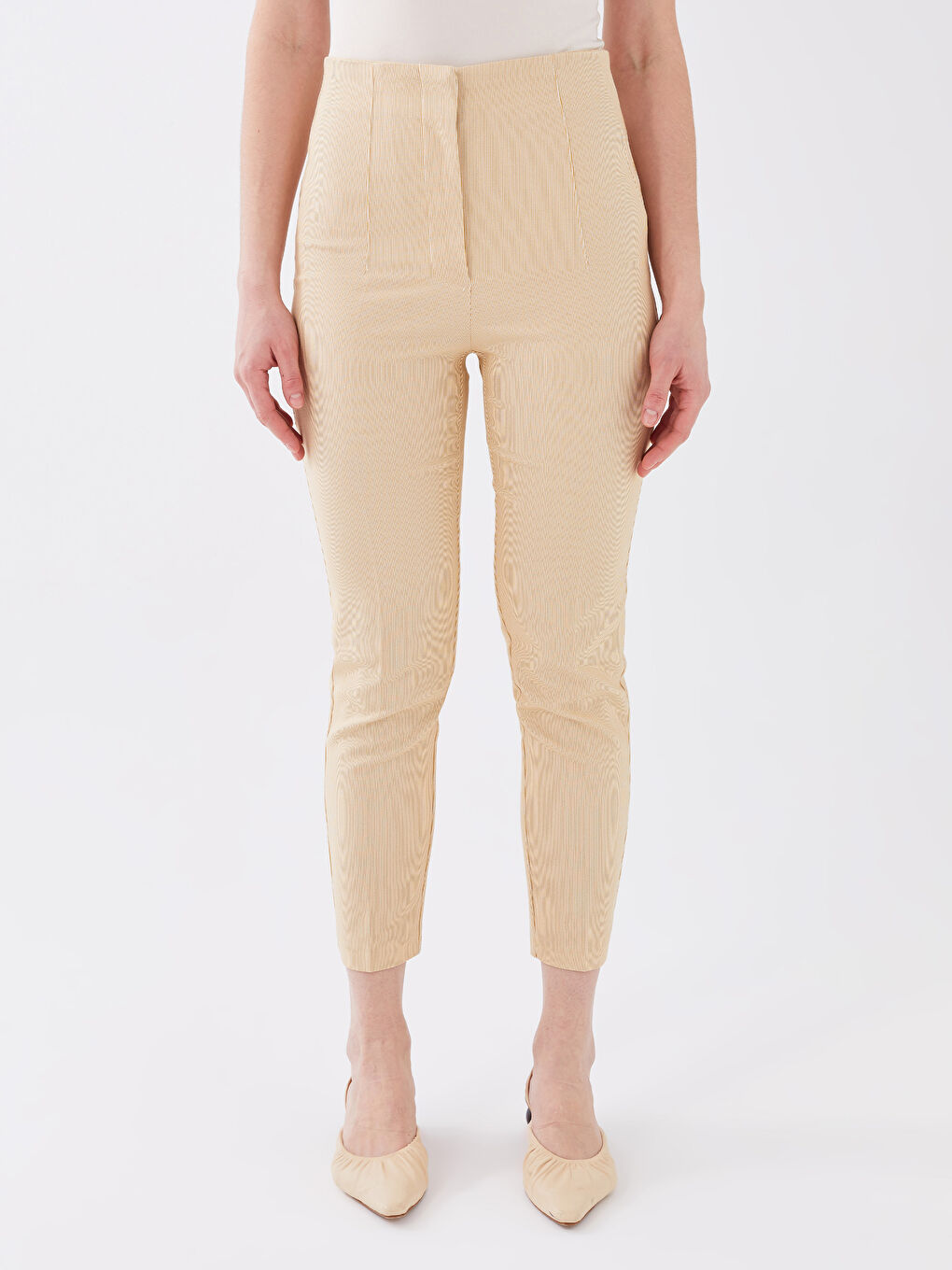High Waist Standard Fit Women Trousers-3