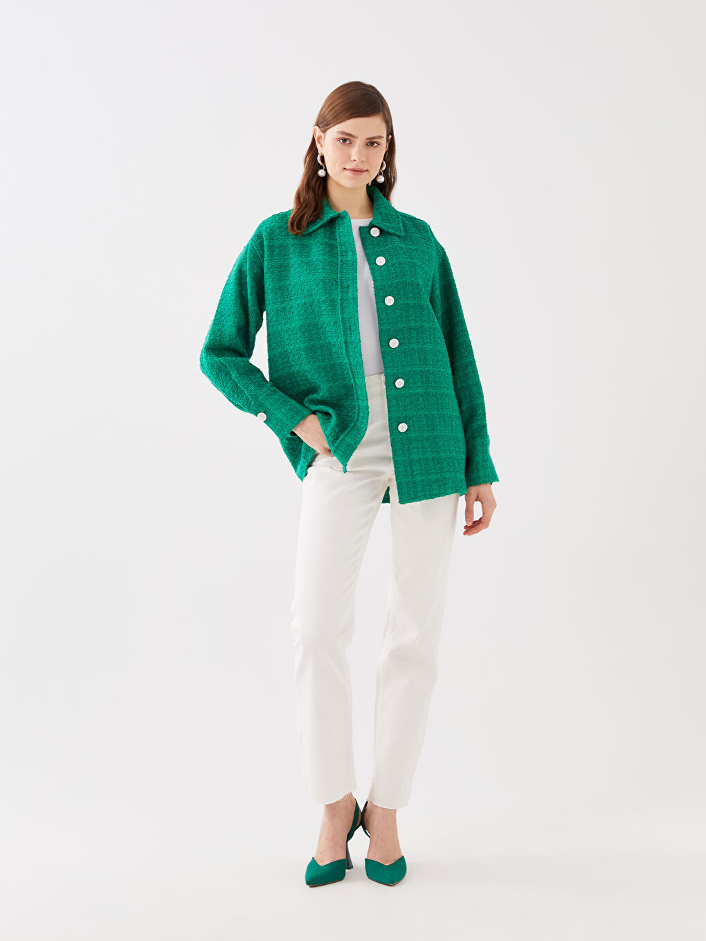 әйелдерге арналған өрнекті ұзын жең оверсайз жейде-күртеше-2