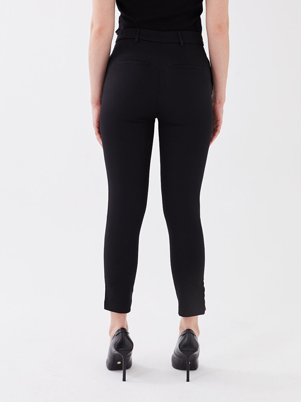 LCW Vision Women's Extra Slim Fit Ankle Length Trousers -S3DL98Z8-CVL