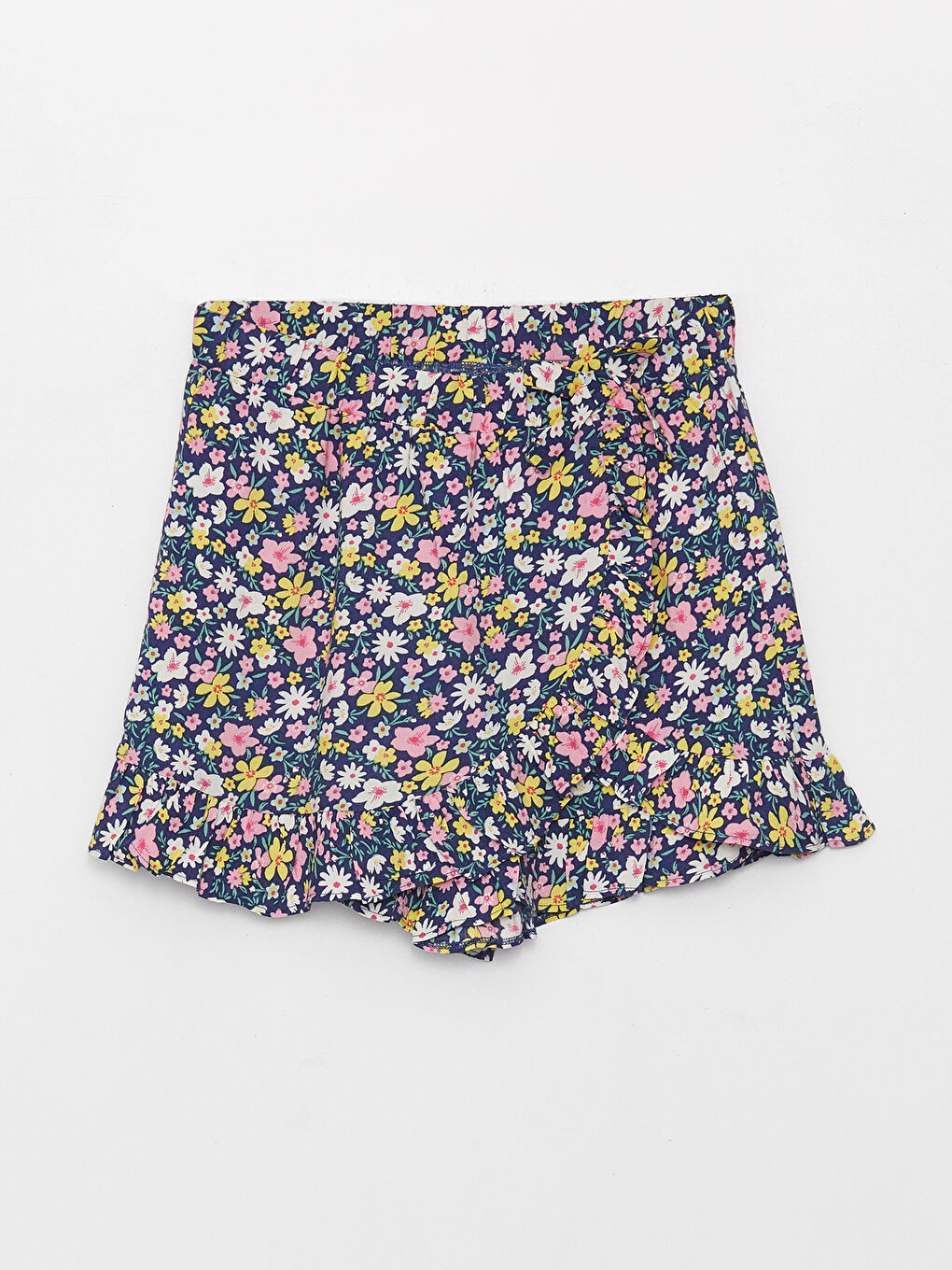 Crew Neck Girl's T-Shirt and Short Skirt-2