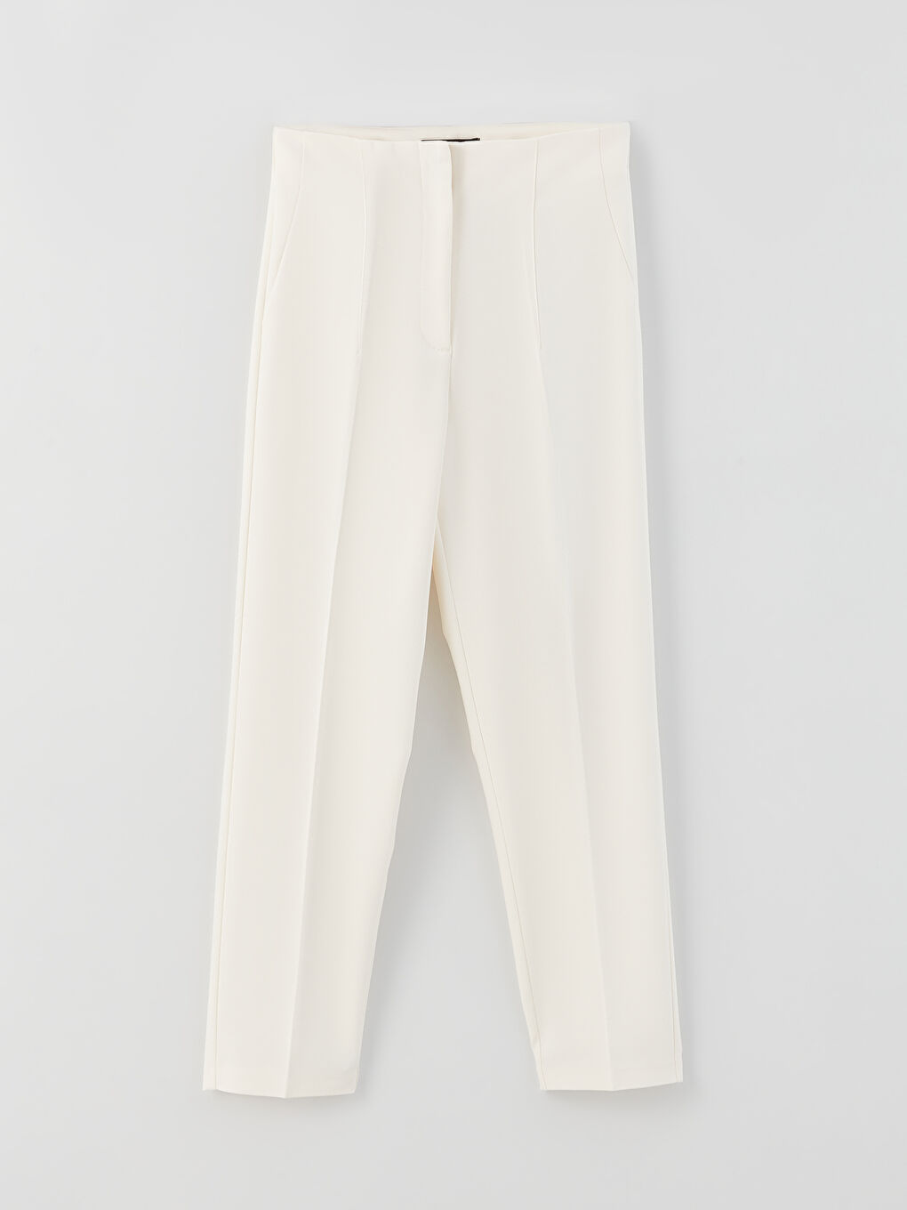 Women's Cigarette Plain Trousers-5