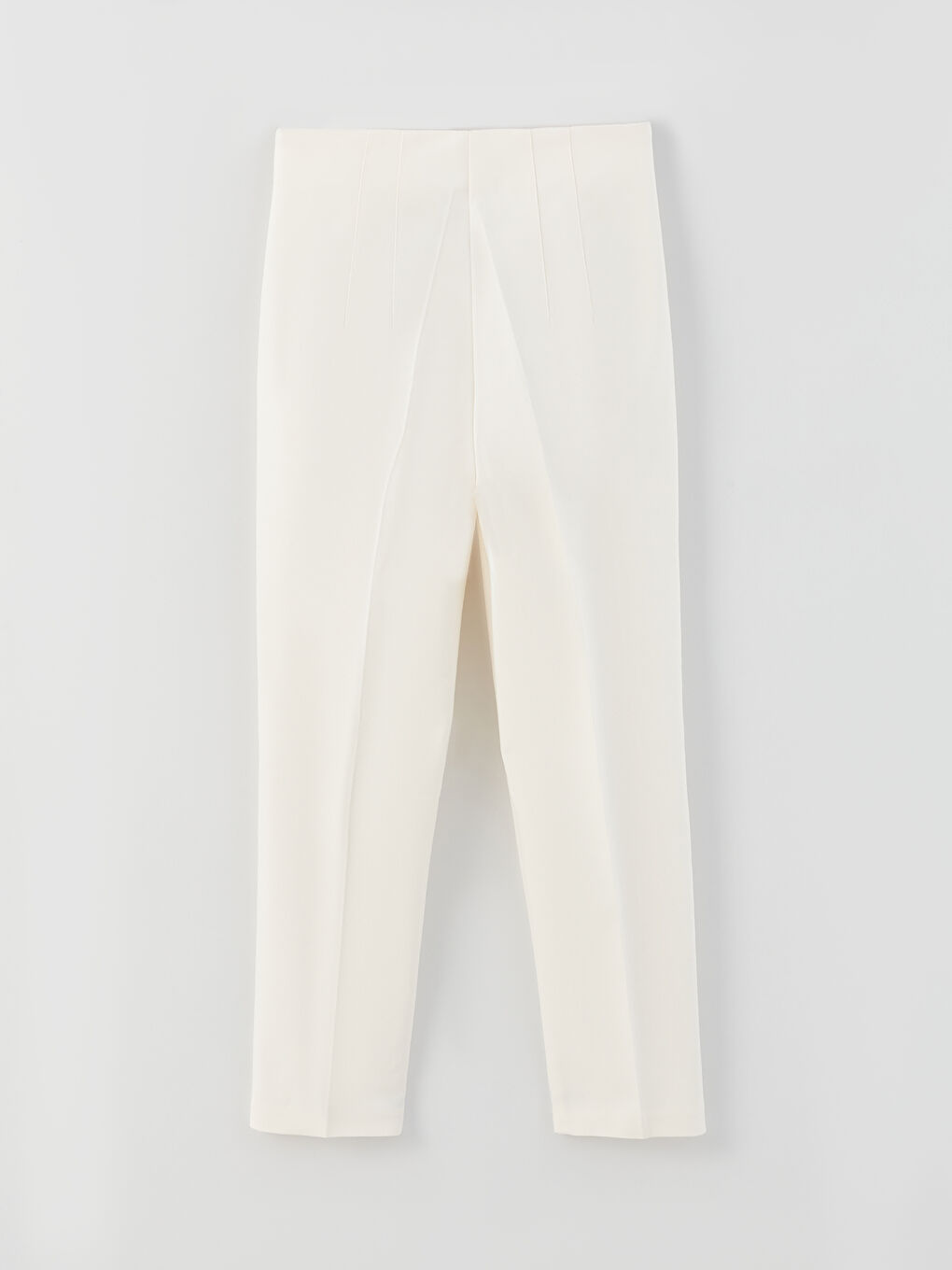 Women's Cigarette Plain Trousers-6