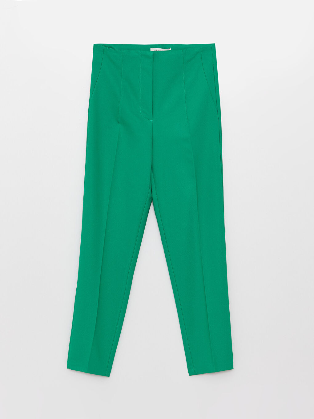 LCW Vision Women's High Waist Regular Fit Plain Trousers -S3DM03Z8-GKJ