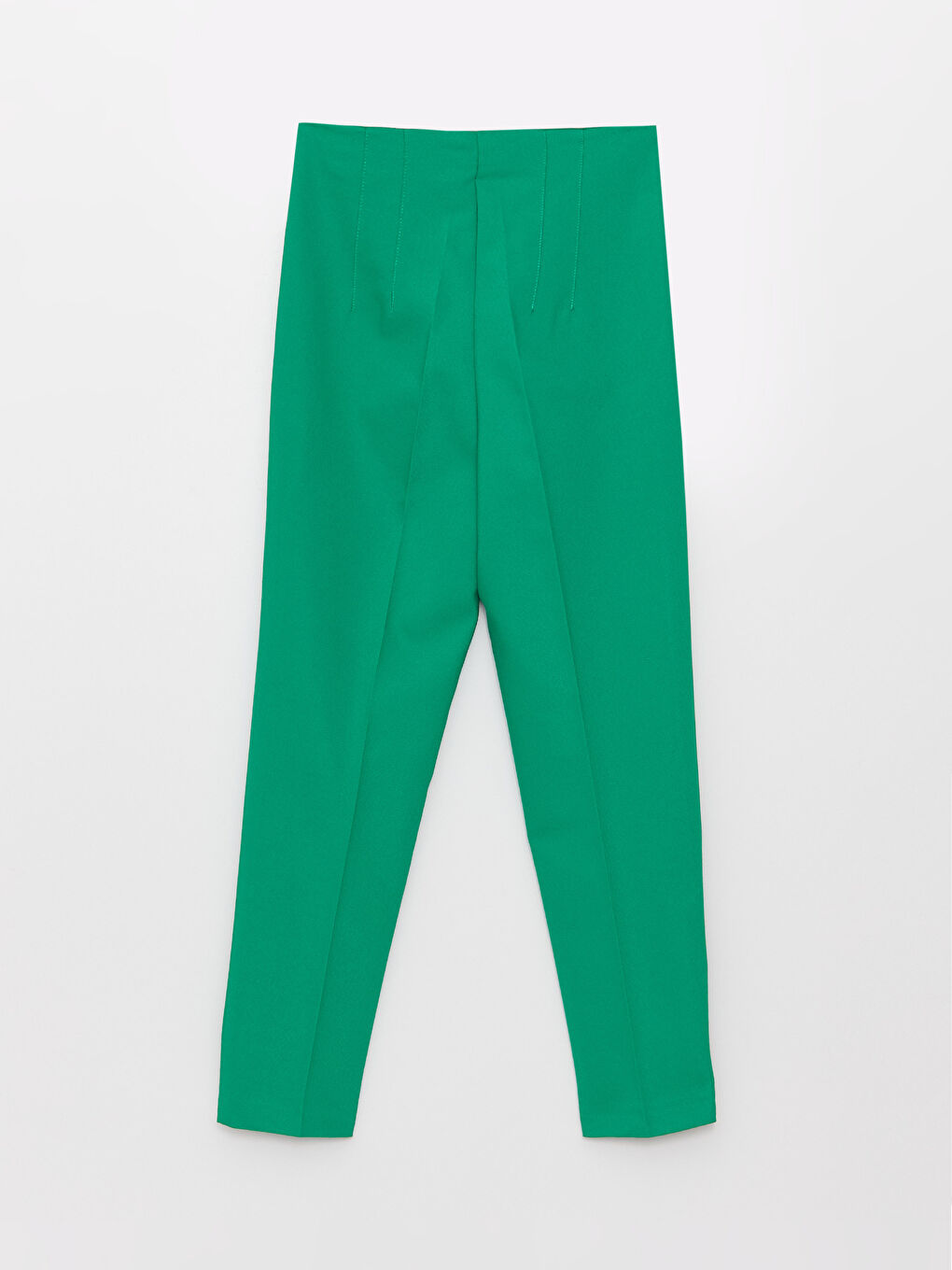 LCW Vision Women's High Waist Regular Fit Plain Trousers -S3DM03Z8-GKJ