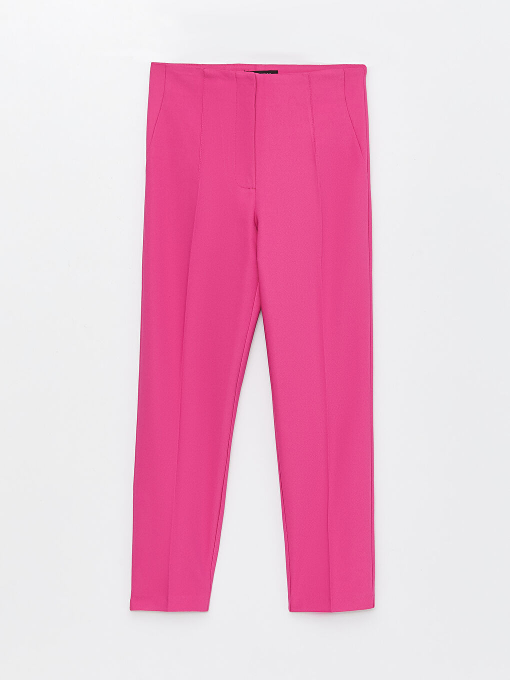 ქალებისთვის სტანდარტული მორგების უბრალო შარვალი-5