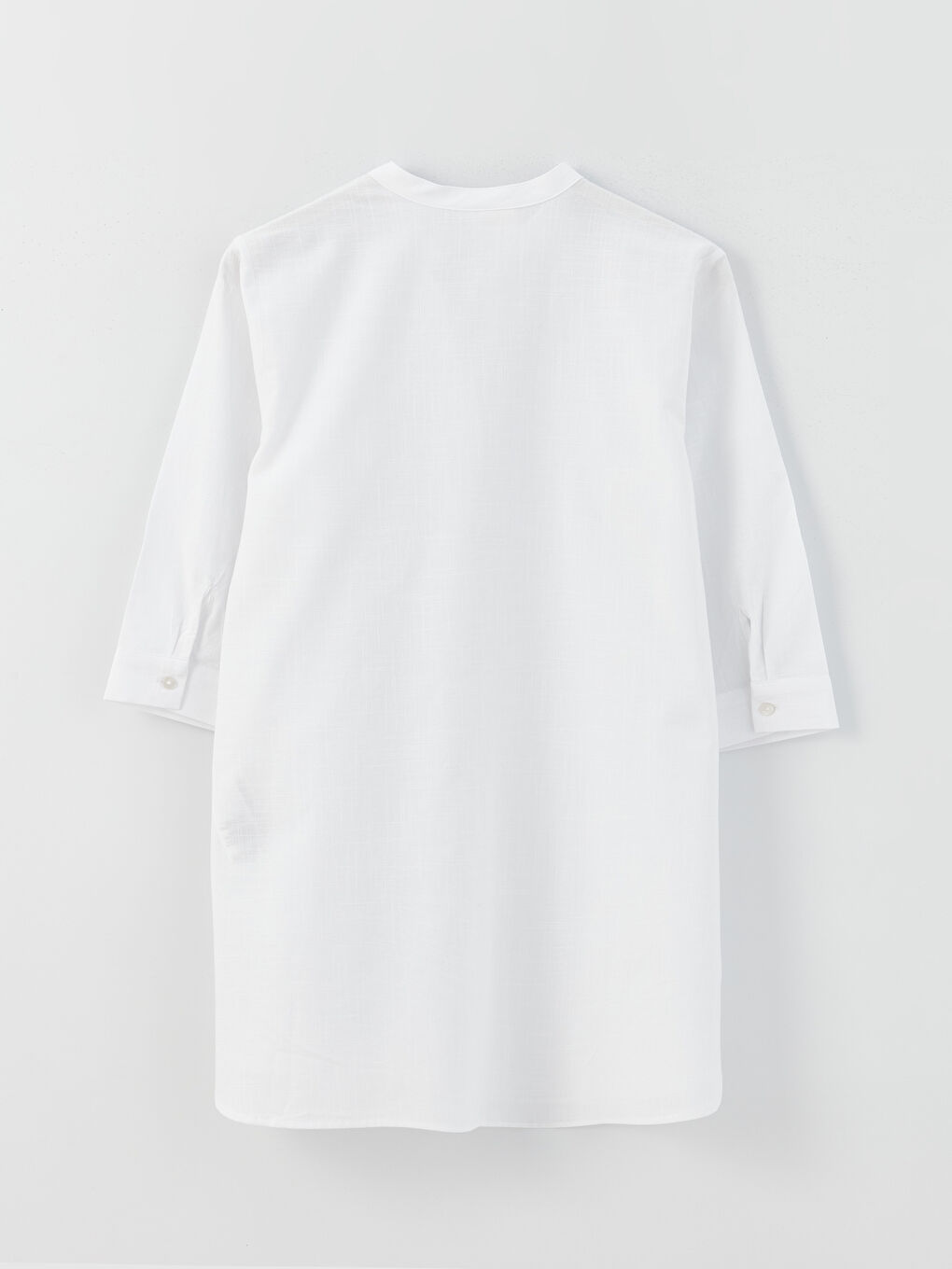 Flat Collar Poplin Women's Beach Dress-6