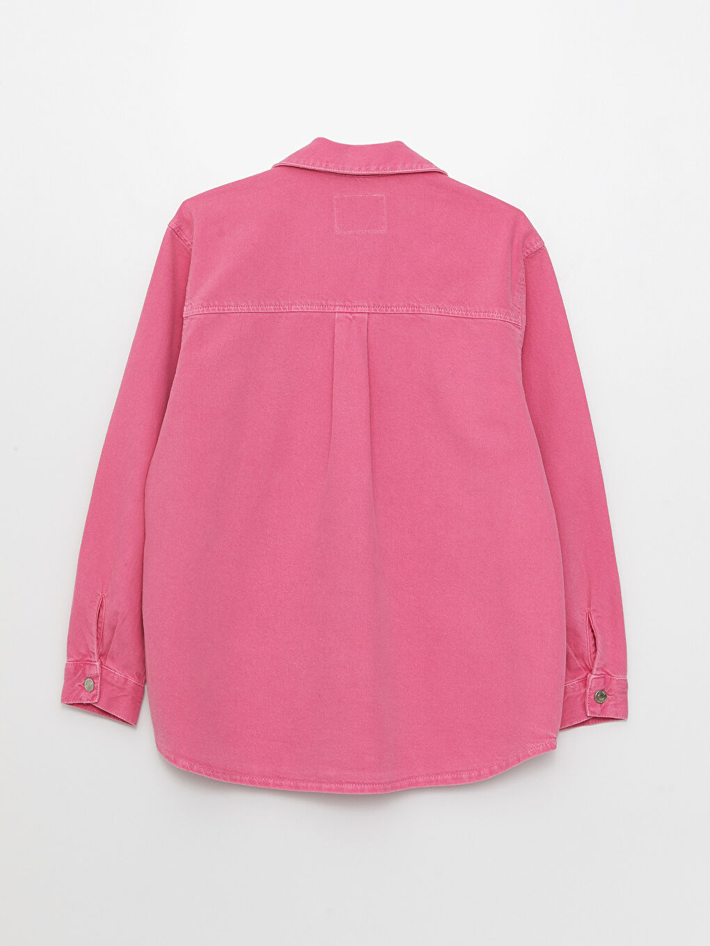 Women's Collared Neck Plain Jacket-6