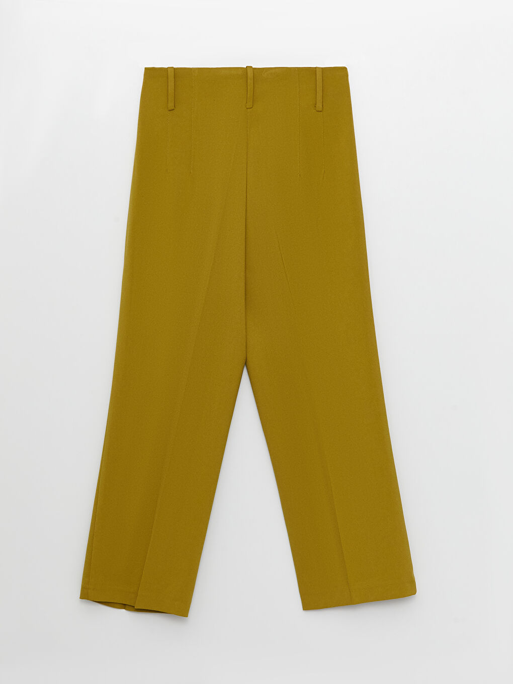 Pantaloni Simpli cu Talie Înaltă și Croială Regular pentru Femei-6