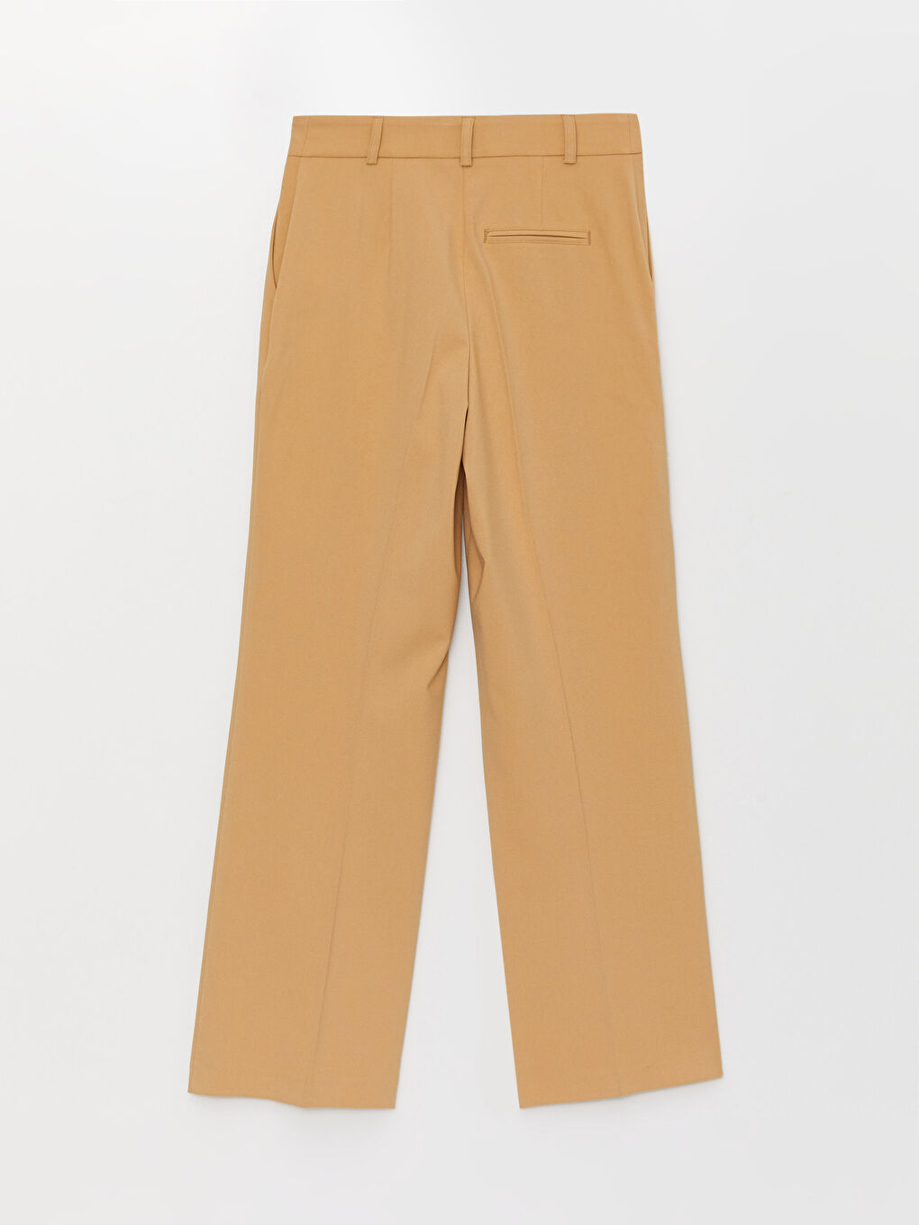 High Waisted Relaxed Fit Regular Women's Trousers-6