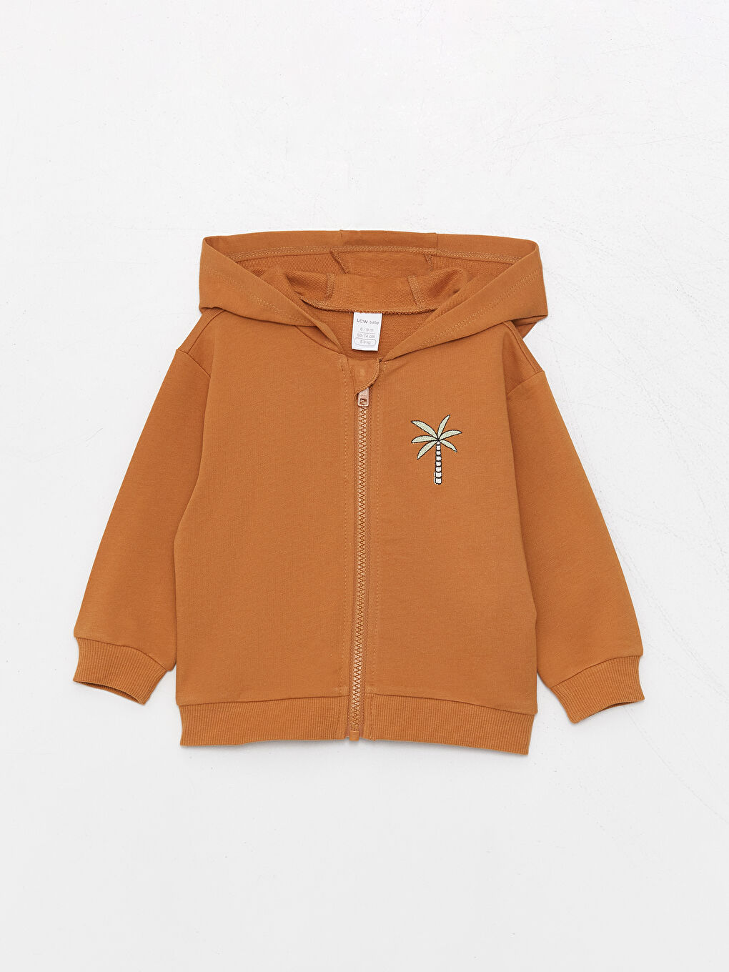 Sweat Zippé Imprimé À Capuche Bébé Garçon Manches Longues