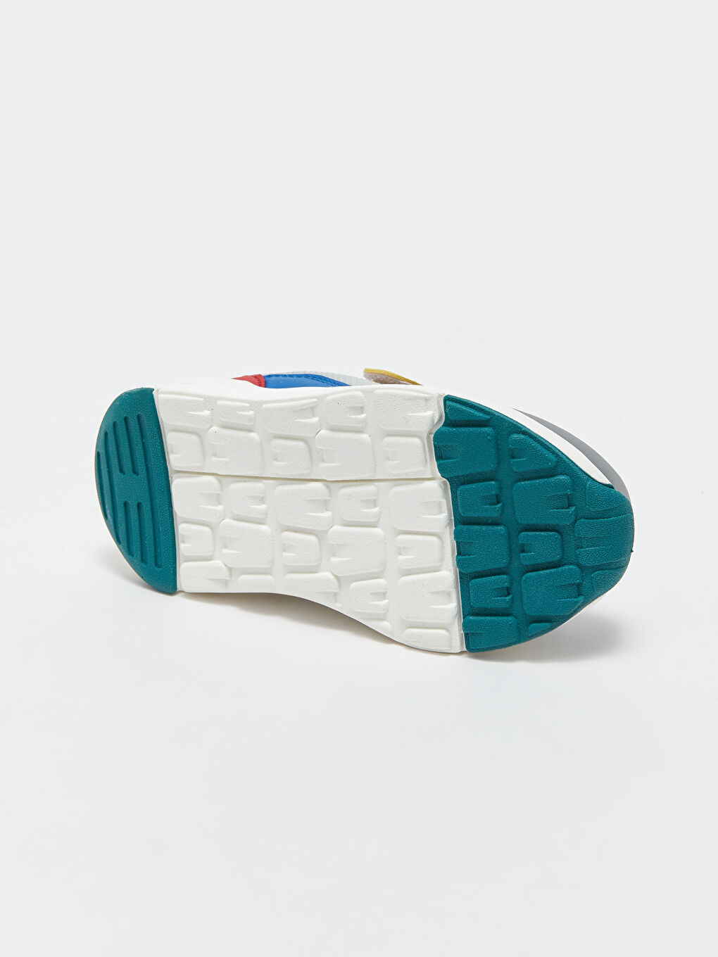 Mavi Renk Bloklu Cırt Cırtlı Erkek Bebek Spor Ayakkabı.-3