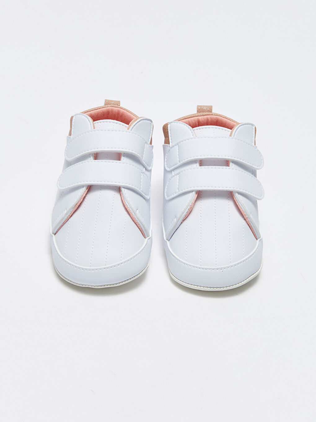Pantofi pentru bebeluși fete premergători cu închidere Velcro-1