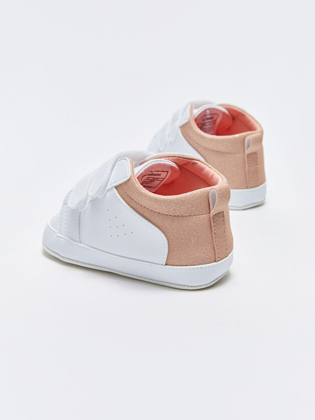 Pantofi pentru bebeluși fete premergători cu închidere Velcro-3