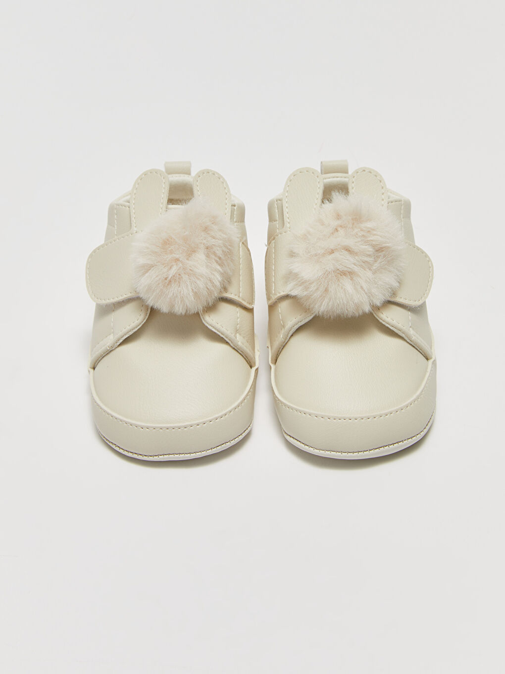 Pom-Pom Detailed Baby Girls' First Step Shoes -S3DM55Z1-SGP