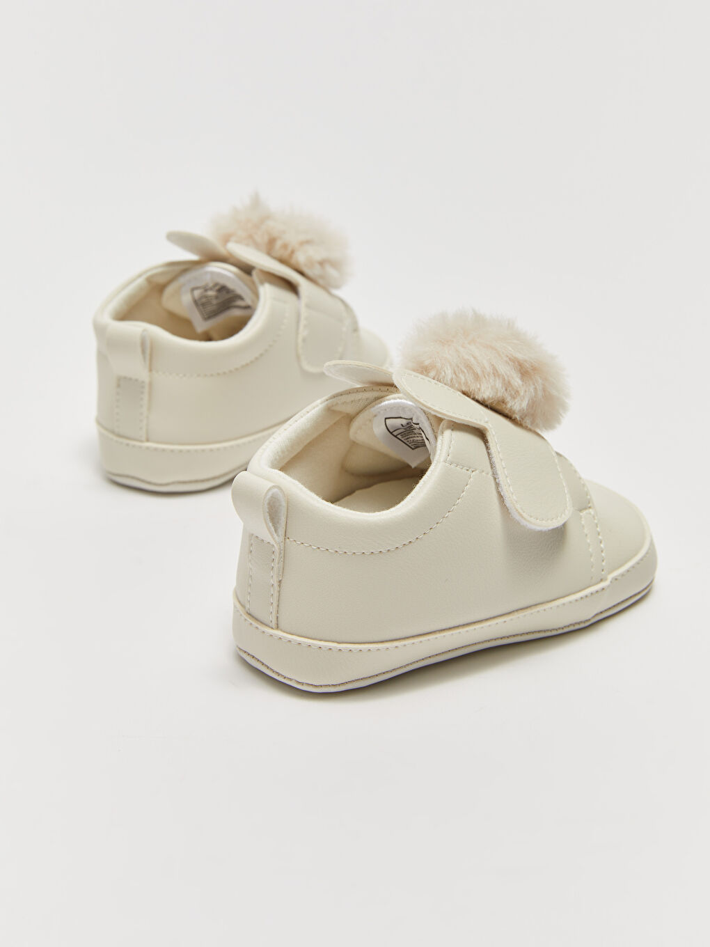 Pom-Pom Detailed Baby Girls' First Step Shoes -S3DM55Z1-SGP