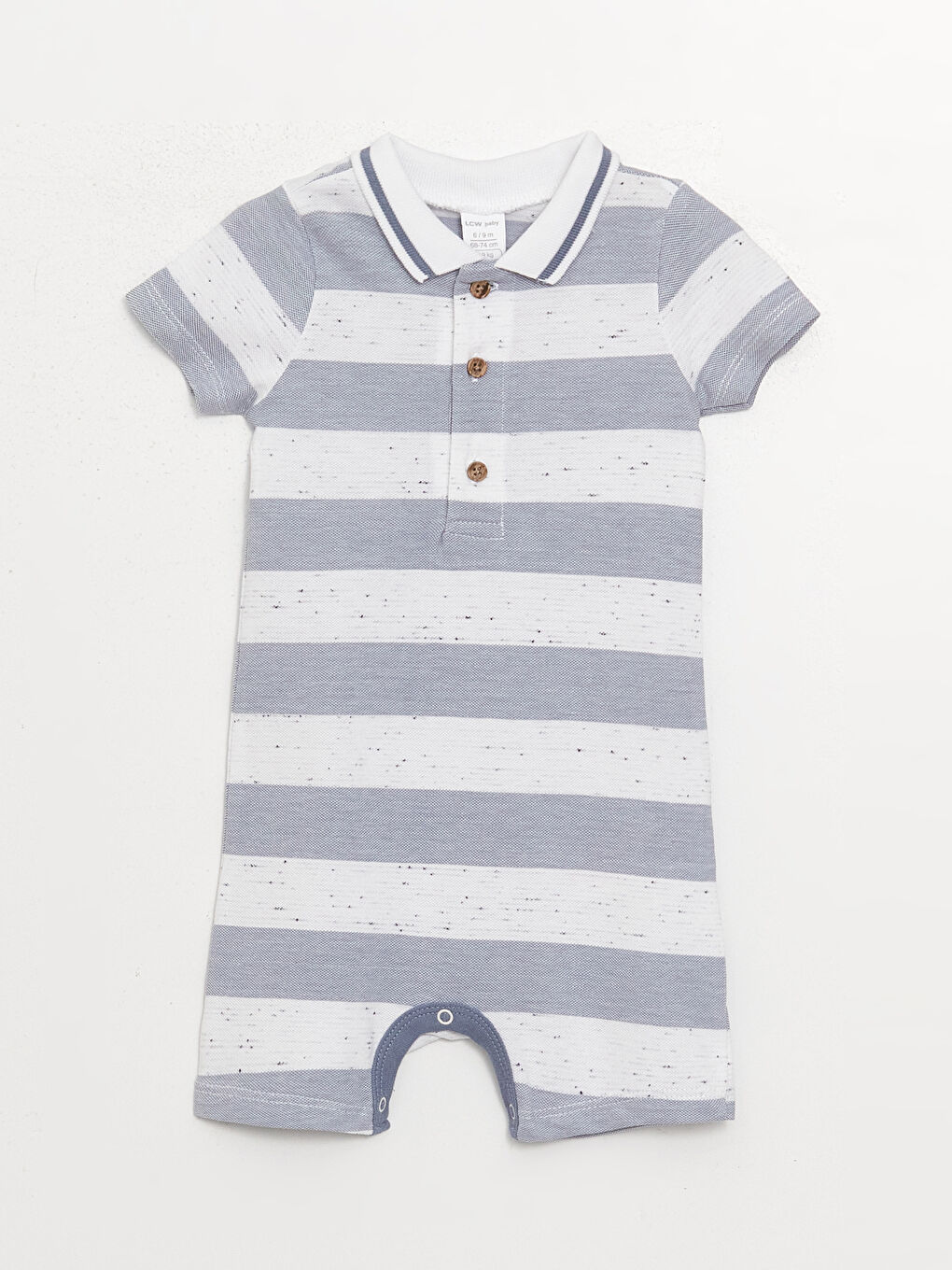 გოლფი მოკლე სახელო ზოლიანი ბიჭის კომბინიზონი