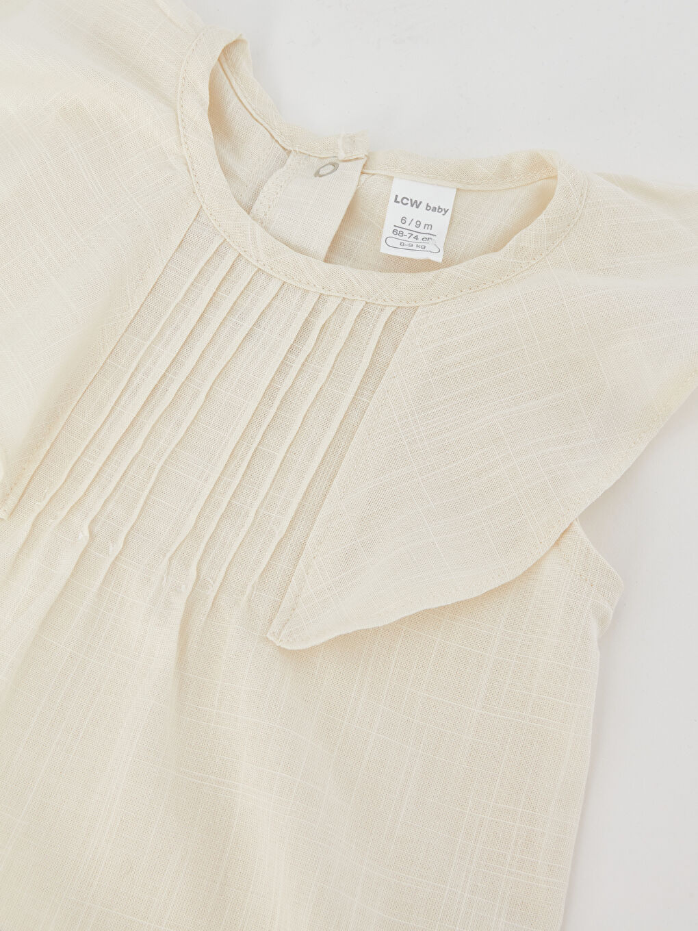 Сәби қыздарға арналған дөңгелек жағалы жейде мен шорты 2 данадан тұратын жинақ-3