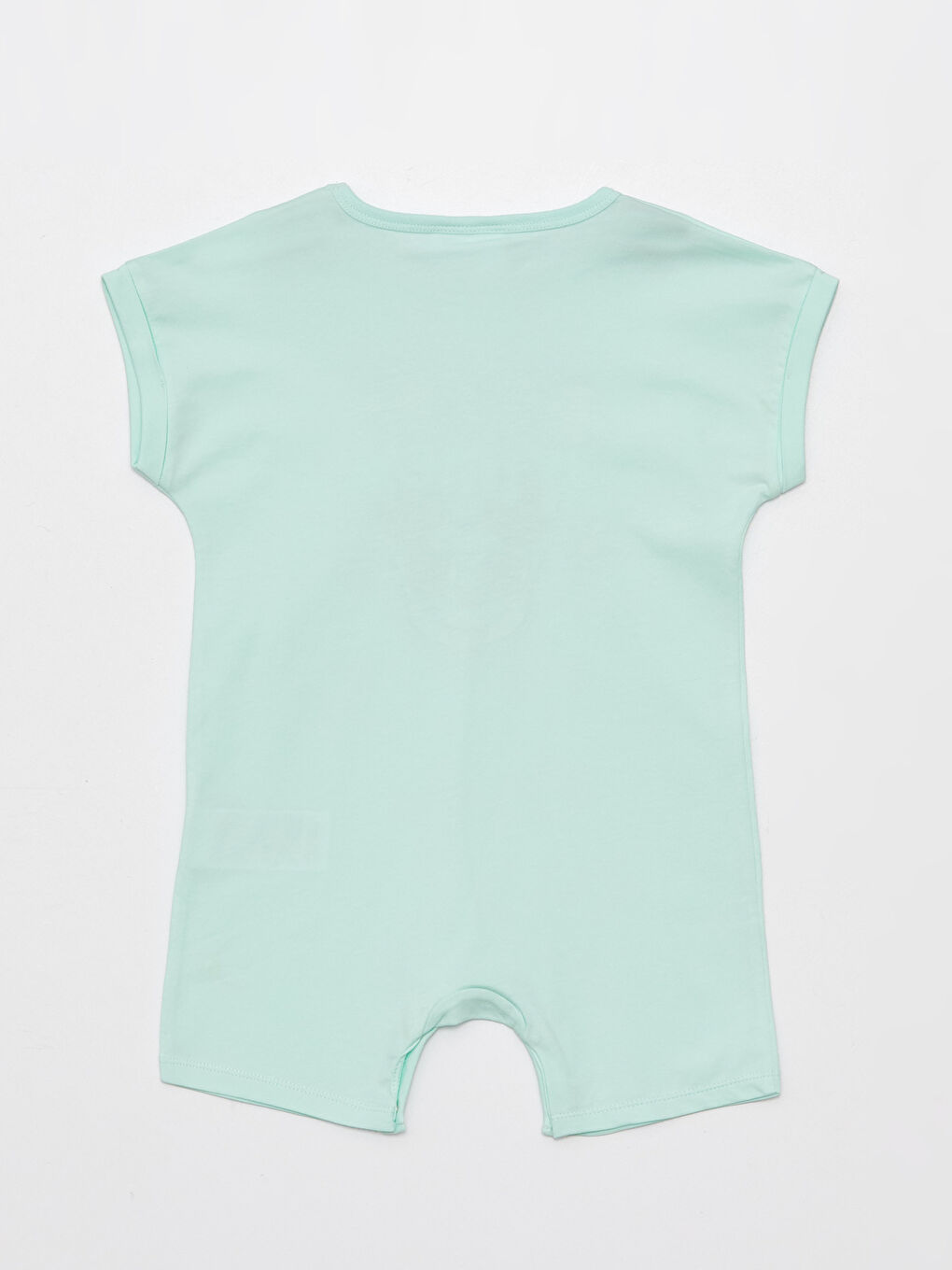 LCW baby Crew Neck Short Sleeve Printed Baby Boys' Jumpsuit -S3DM78Z1-FPW
