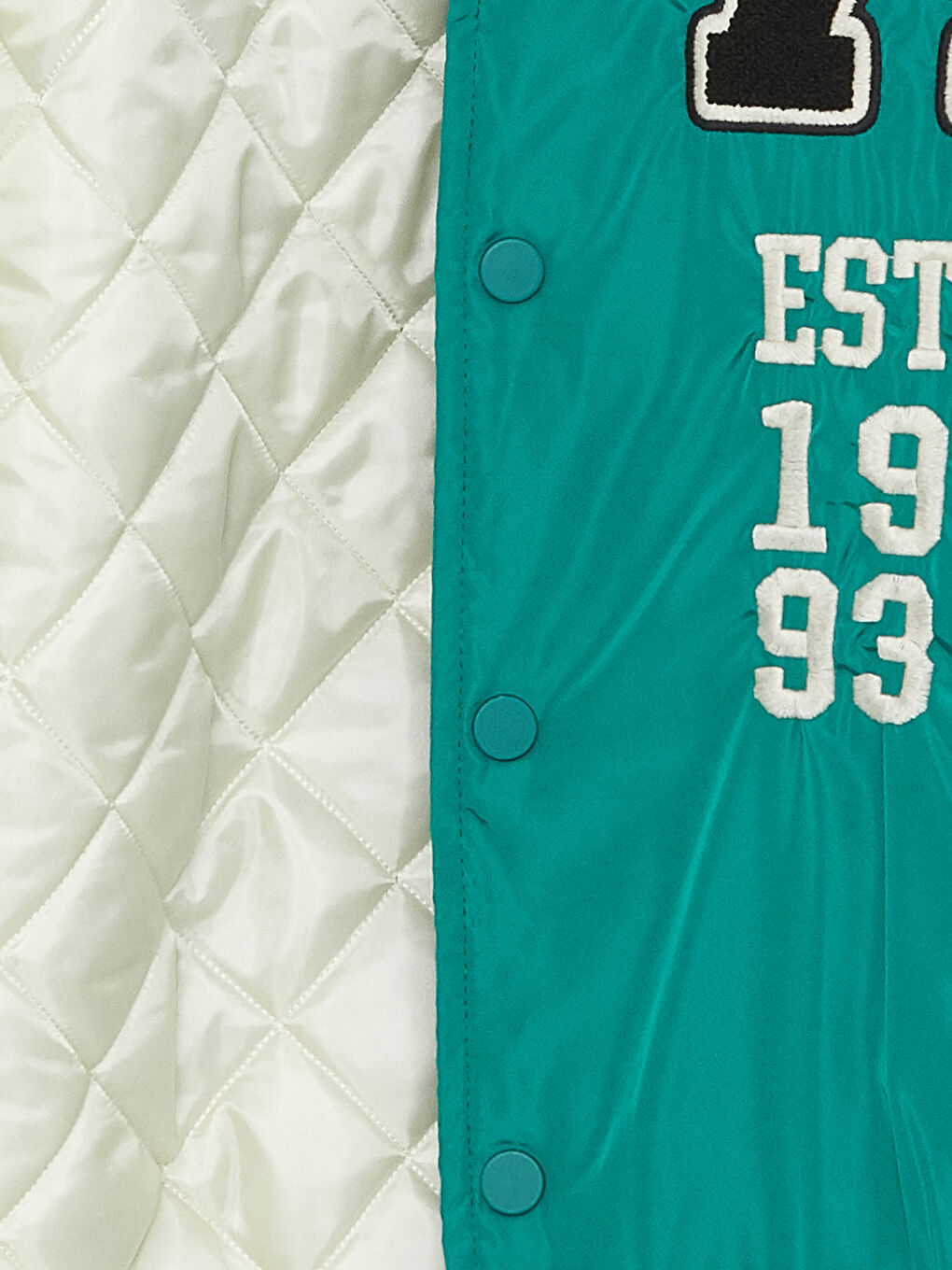 Yeşil Standart Kalıp Kolej Yaka Erkek Mont-8