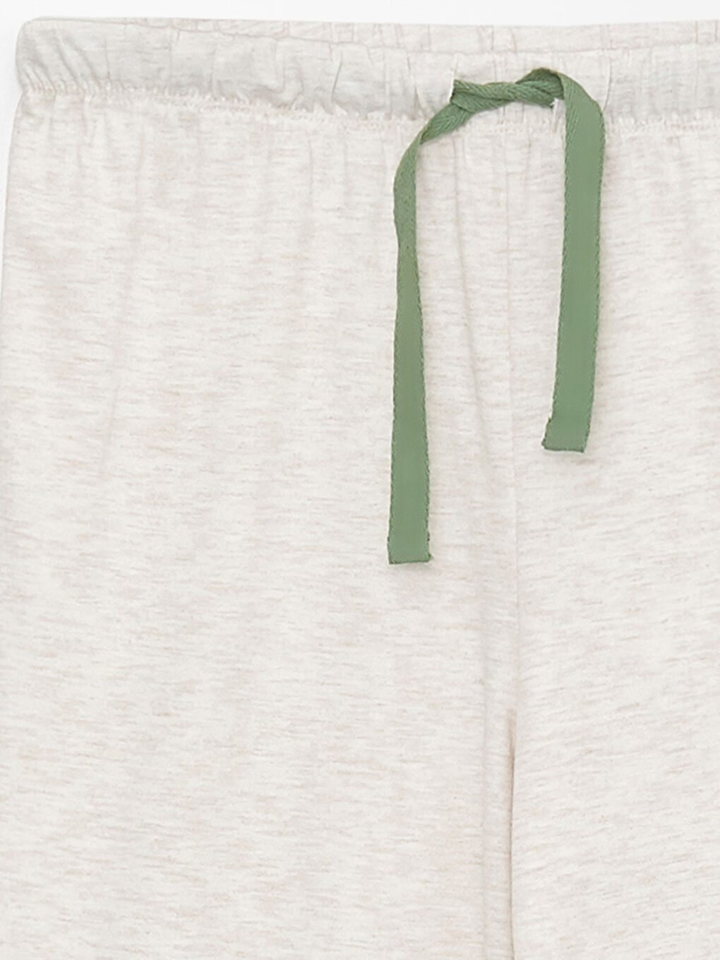 طقم بيجامة كابري كم قصير مطبوع بياقة دائرية للسيدات-9