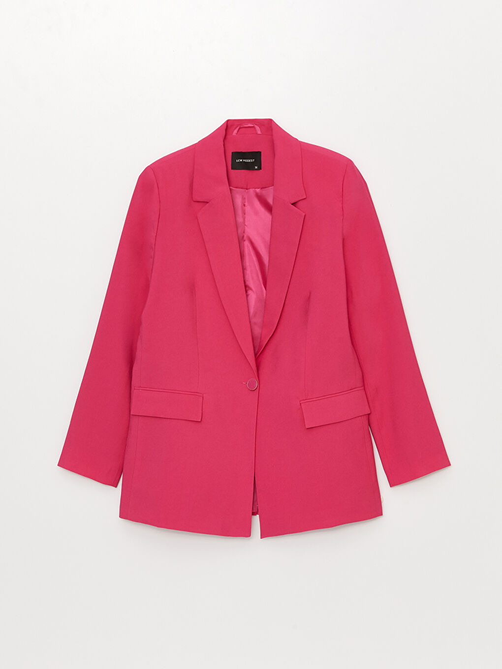 جاكيت كم طويل سادة للسيدات-5