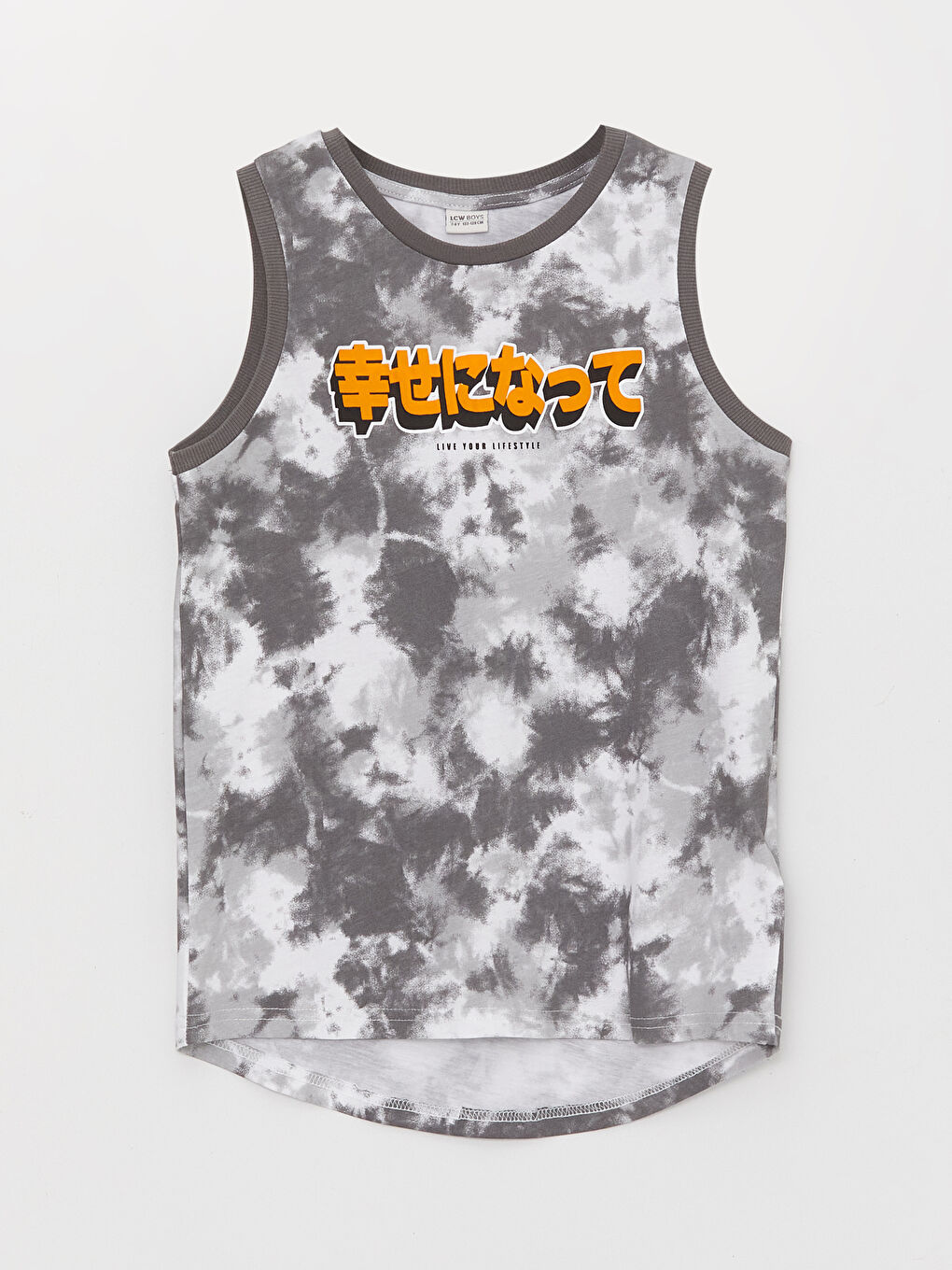 Débardeur pour Garçons Coupe Décontractée Col Rond Imprimé