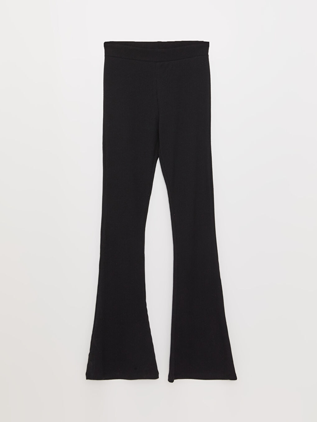 Women's Trousers with Elastic Waist and Flared Leg-5