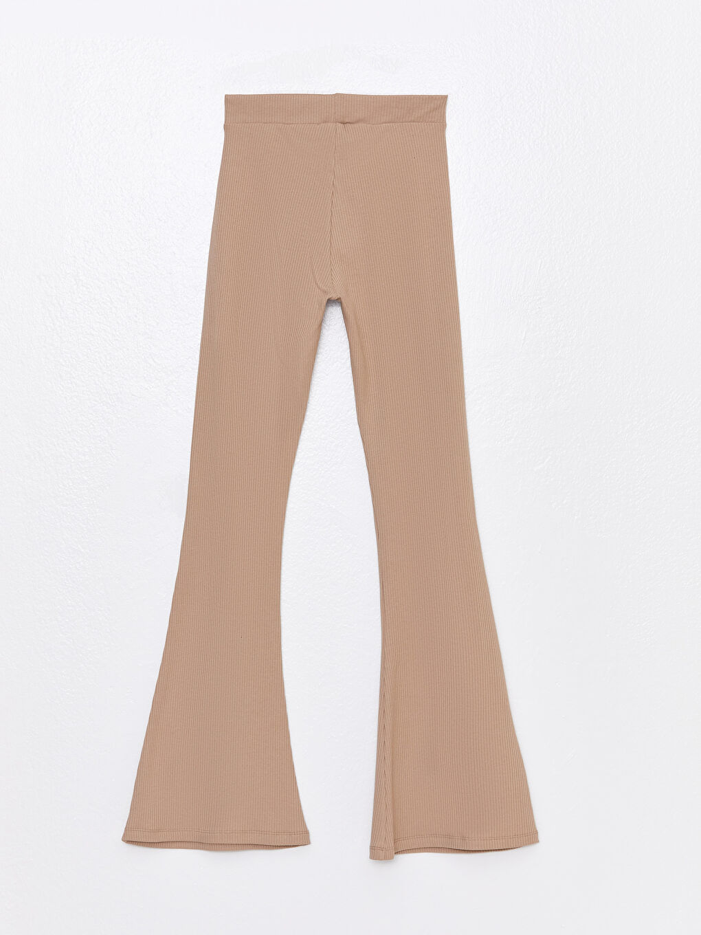 Women's Trousers with Elastic Waist and Flared Leg-1