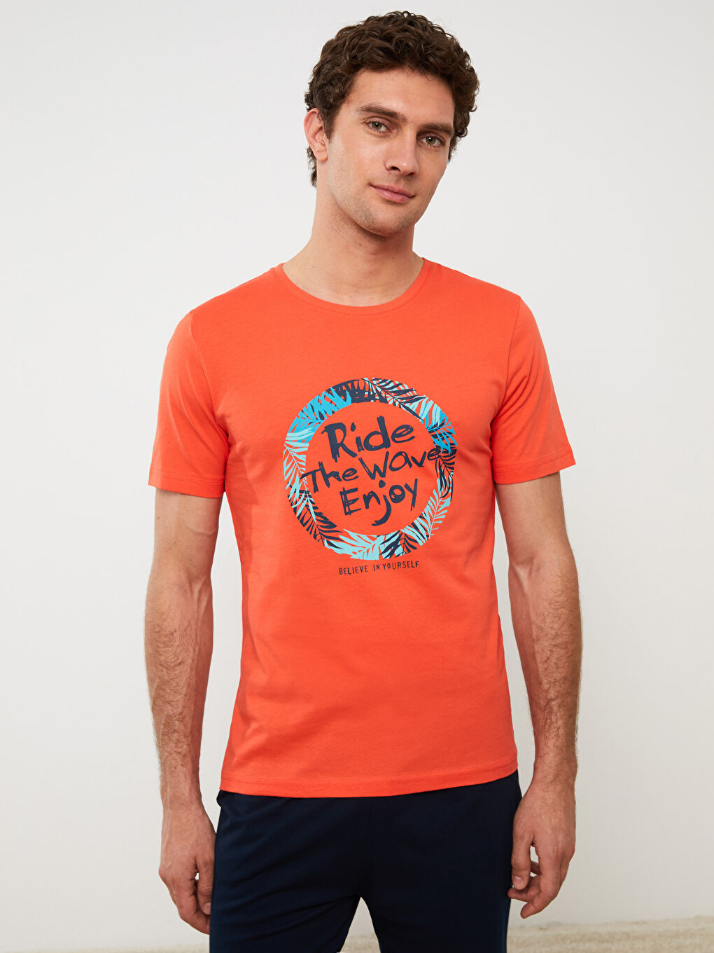 Reguläre Passform Kurzes Pyjama-Set für Herren-3