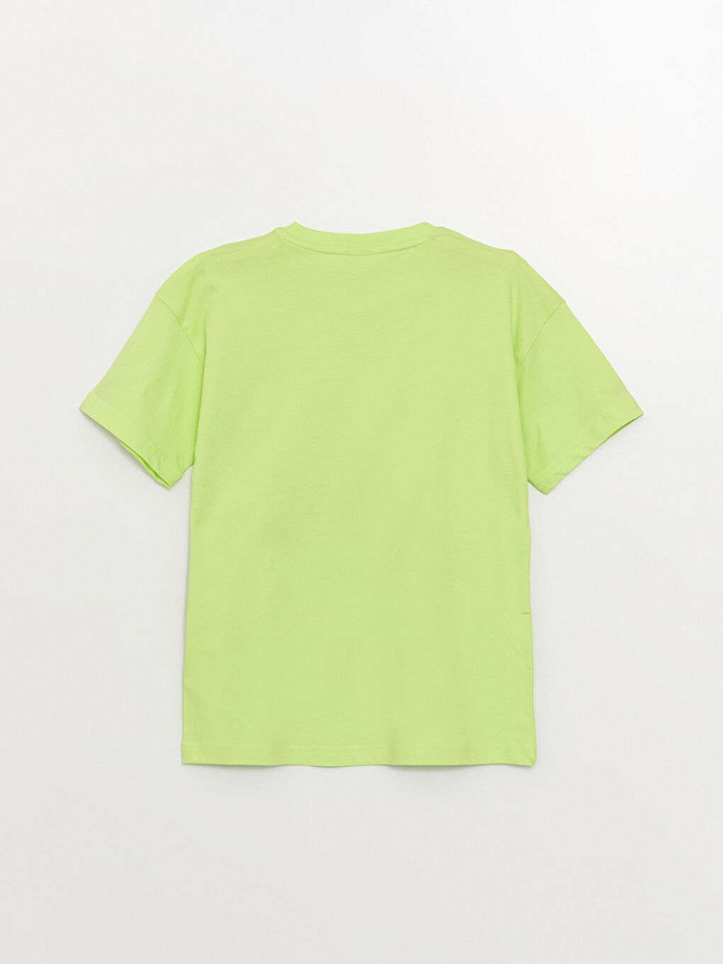 تي شيرت للأولاد ياقة دائرية مريح وواسع شوية مطبوع-1