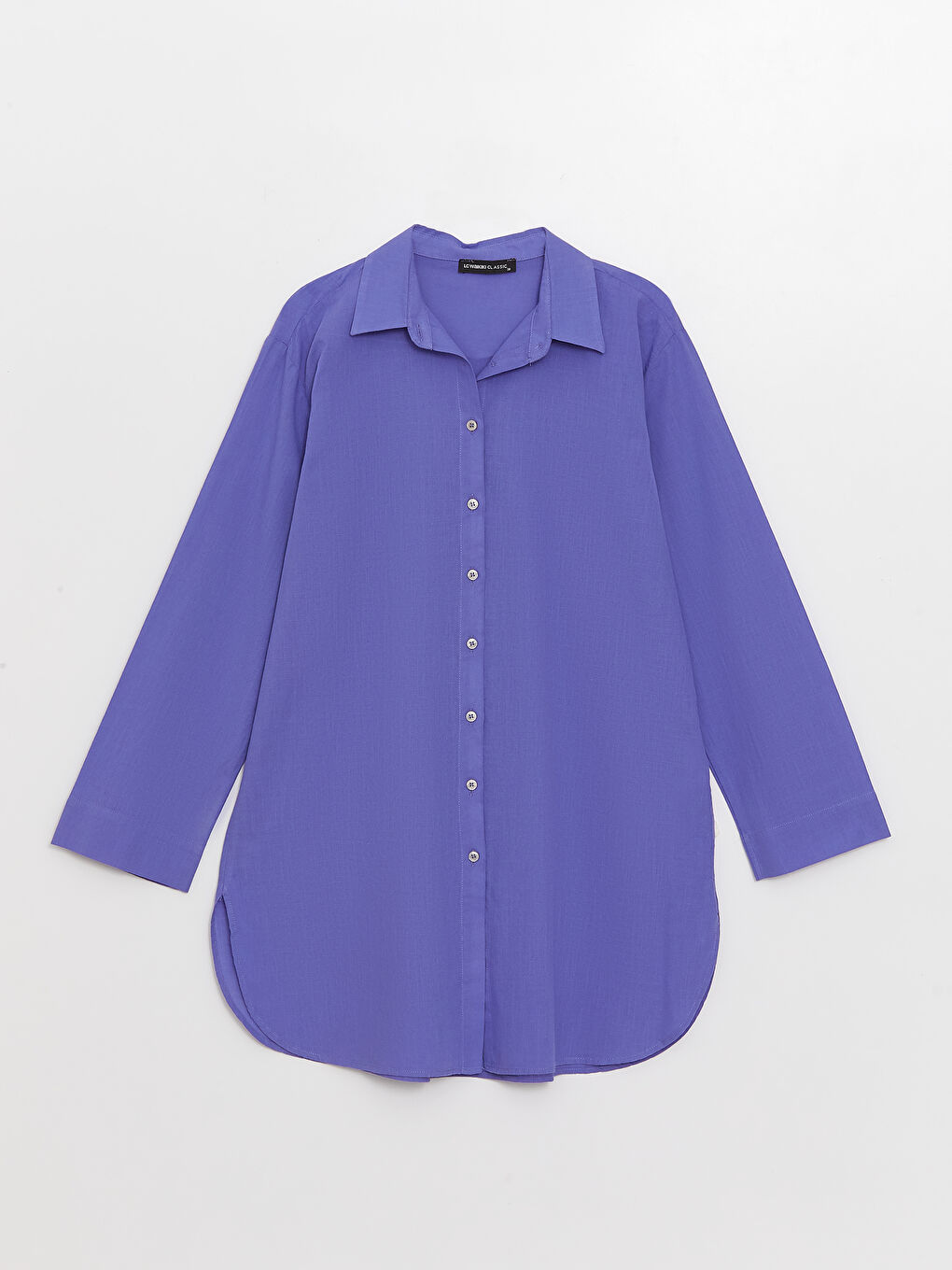 LCWAIKIKI Classic Tunique Chemise Unie à Manches Longues pour Femmes -S3DN63Z8-H2V