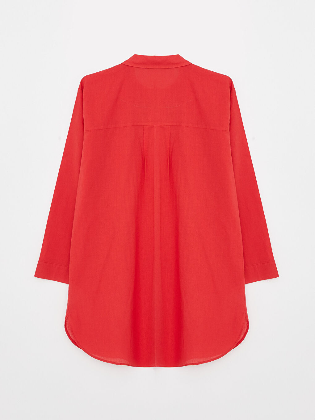 قميص تونيك للسيدات كم طويل سادة-6