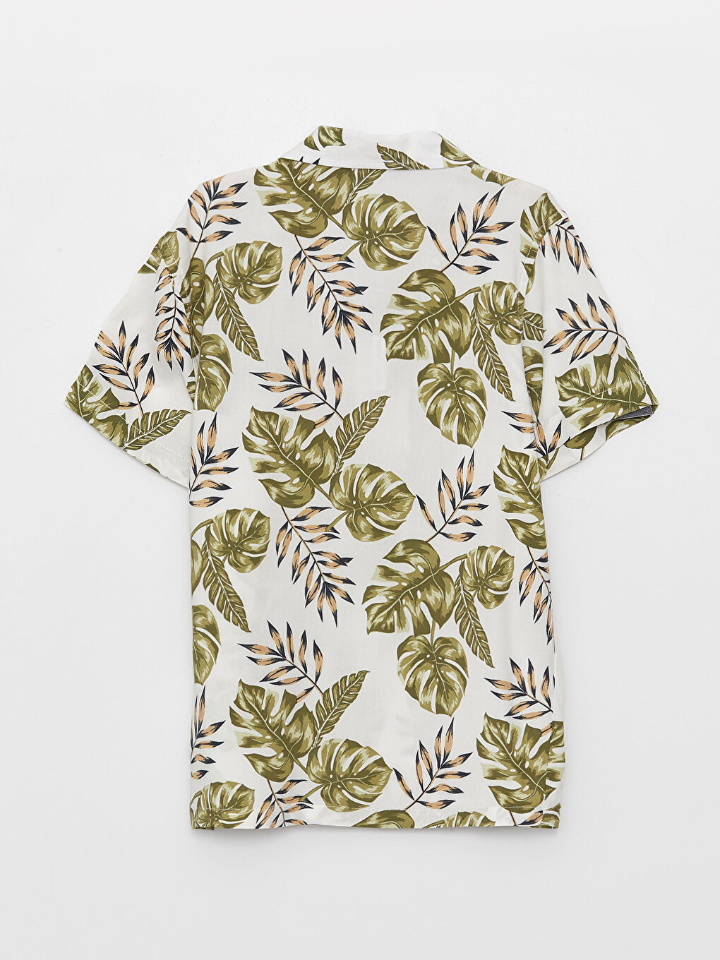 Patterned Short Sleeve Boys' Shirt -S3DN66Z4-LRR