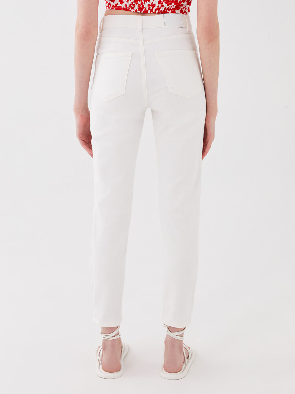 High Waist Slim Mom Women's Jeans -S3DN84Z8-KE8