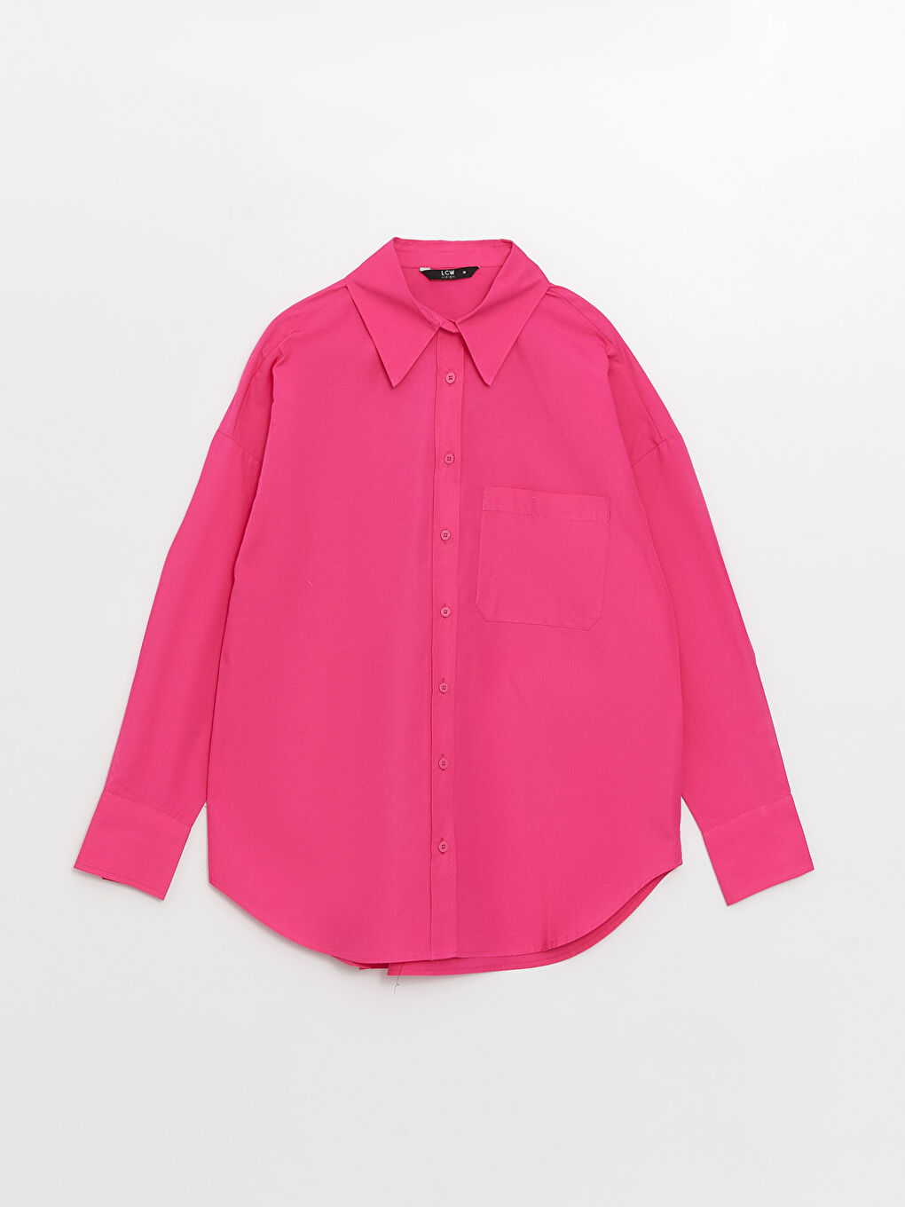 Oversize Poplin Women's Shirt-5