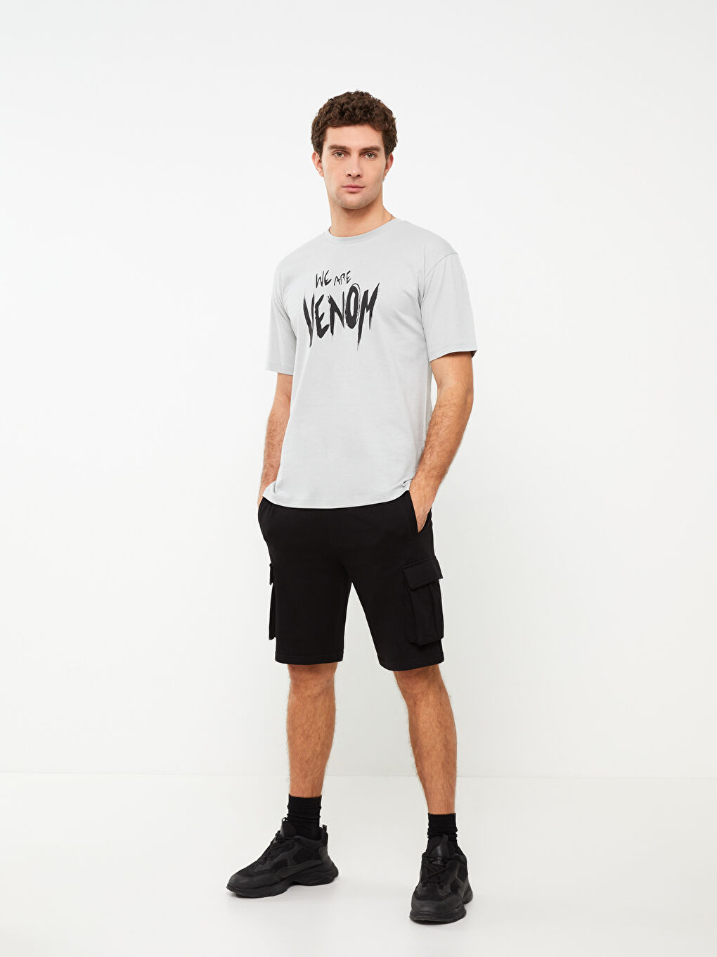 Slim Fit Men's Bermuda Shorts -S3DO13Z8-CVL