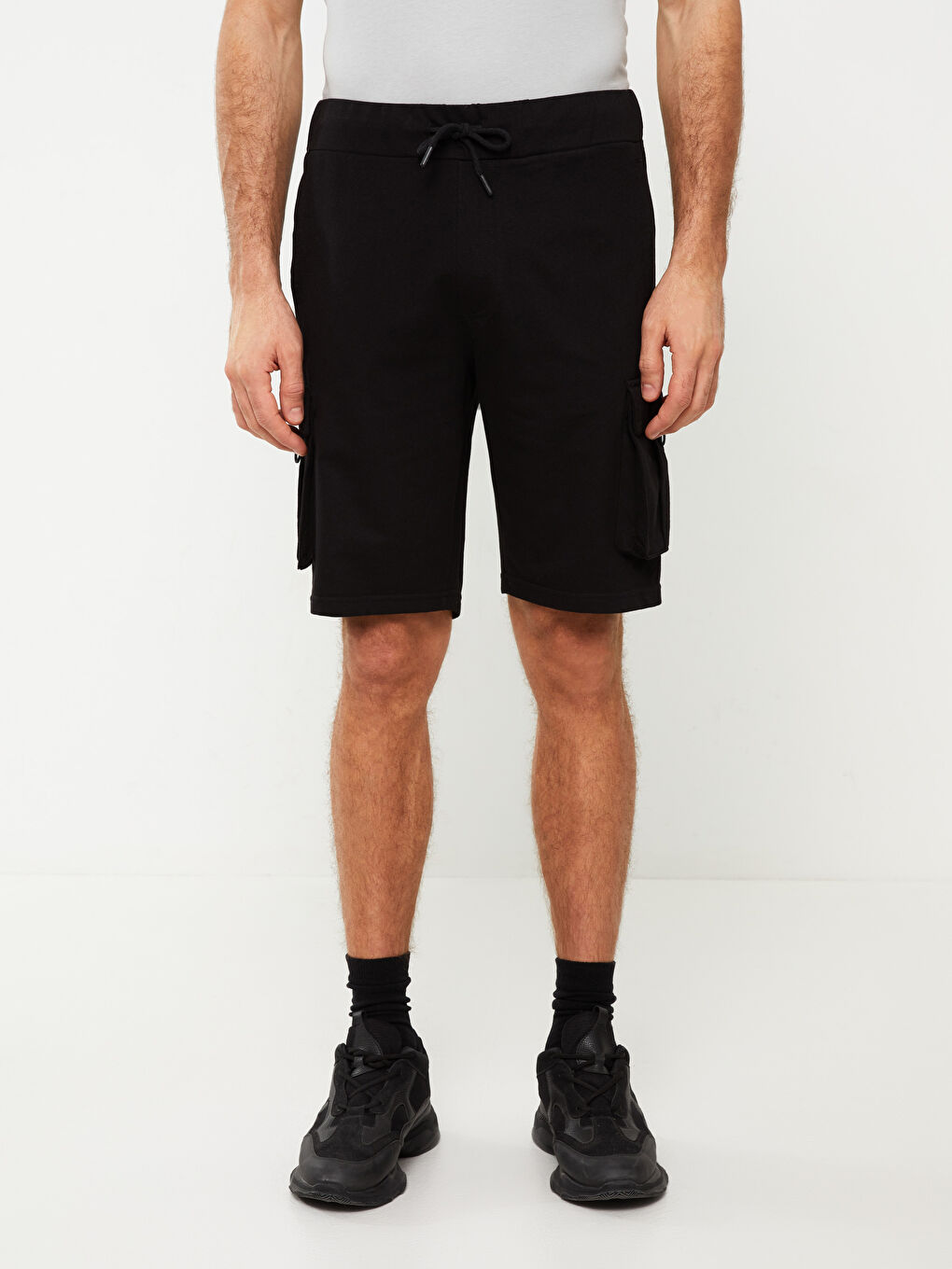 Slim Fit Men's Bermuda Shorts -S3DO13Z8-CVL
