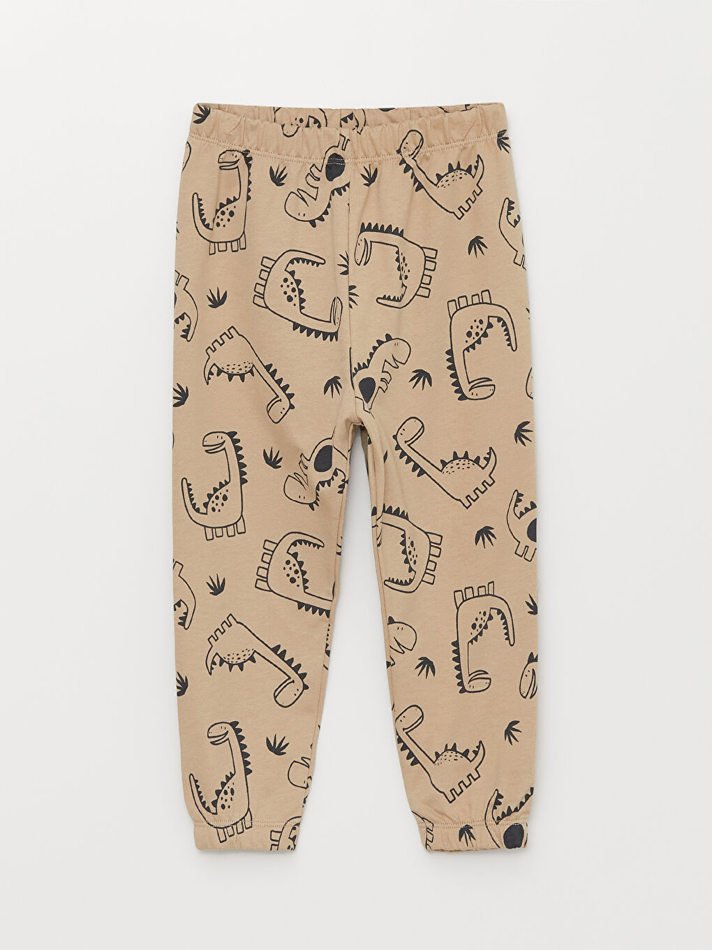 Bej Beli Lastikli Erkek Bebek Pantolon 2'li-7