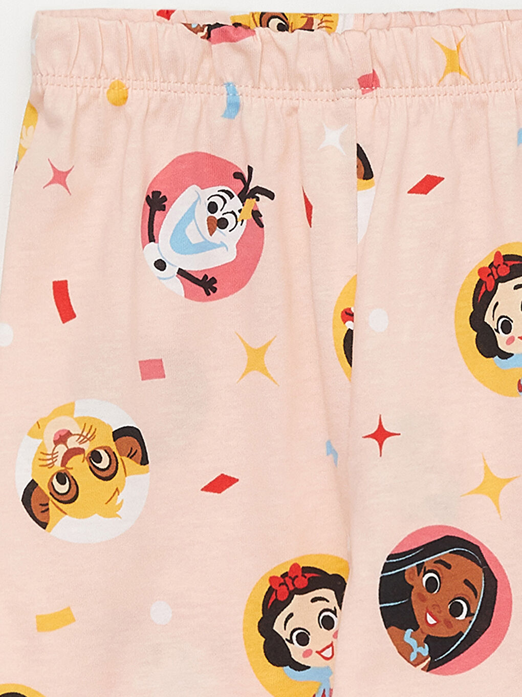 LC Waikiki Crew Neck Short Sleeve Minnie Mouse Printed Baby Girl Pyjama Set -S3DO47Z1-FWH