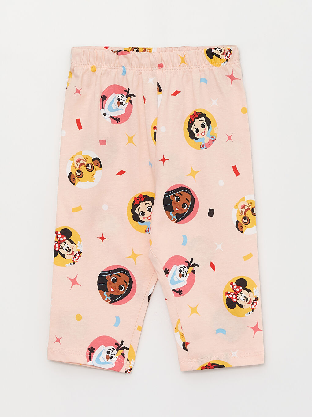 LC Waikiki Crew Neck Short Sleeve Minnie Mouse Printed Baby Girl Pyjama Set -S3DO47Z1-FWH